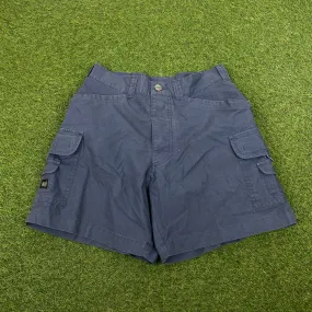 00s Nike ACG Cargo Shorts Blue Small