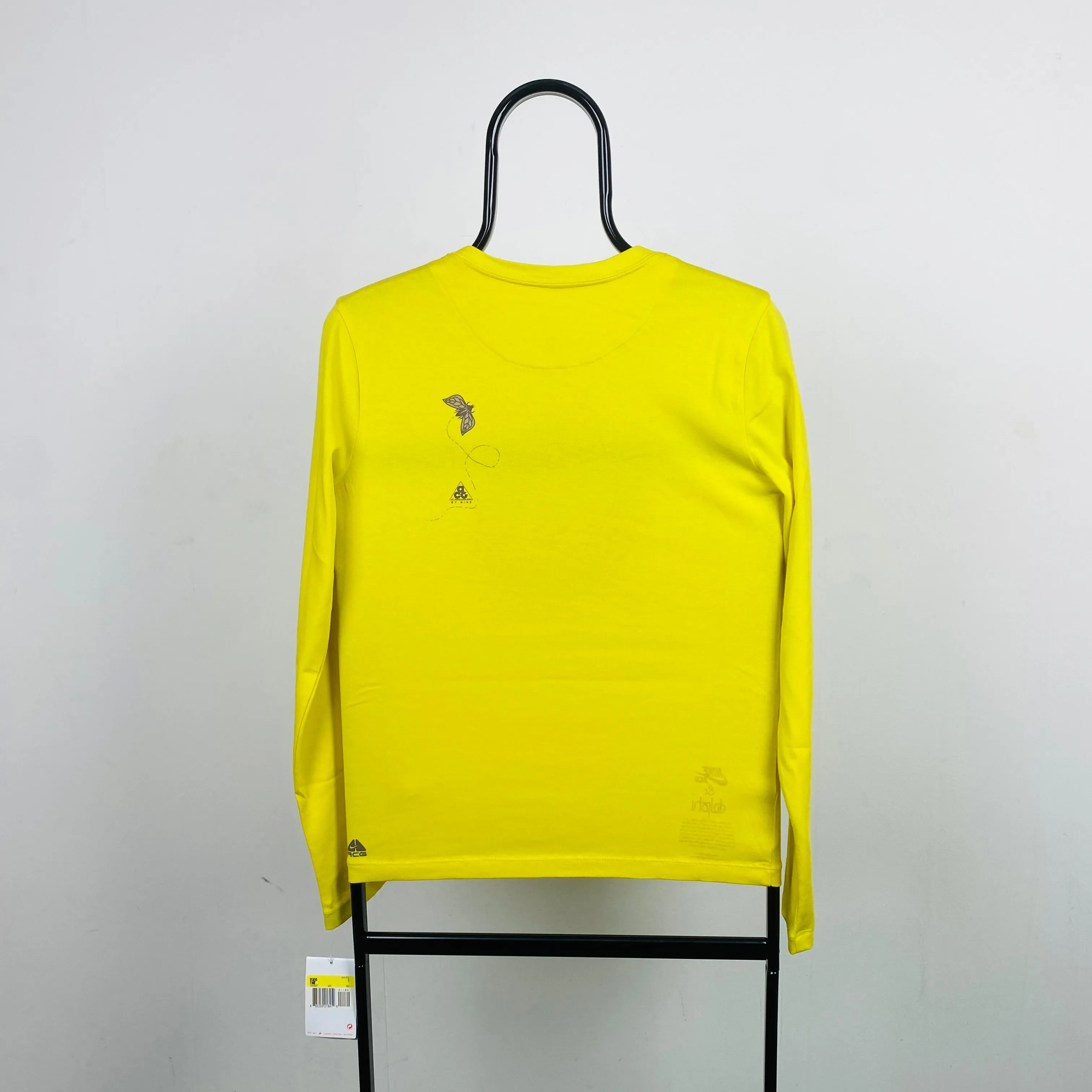 00s Nike ACG Long Sleeve T-Shirt Yellow Medium