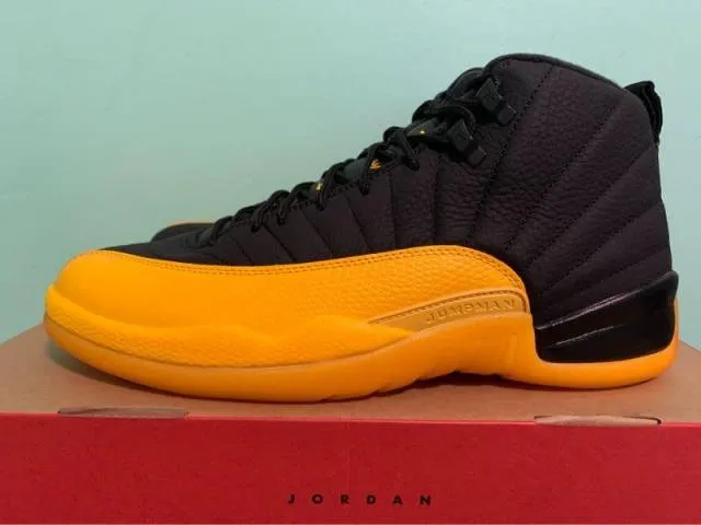 2020 gs nike air jordan 12 university gold sz 4y-7y