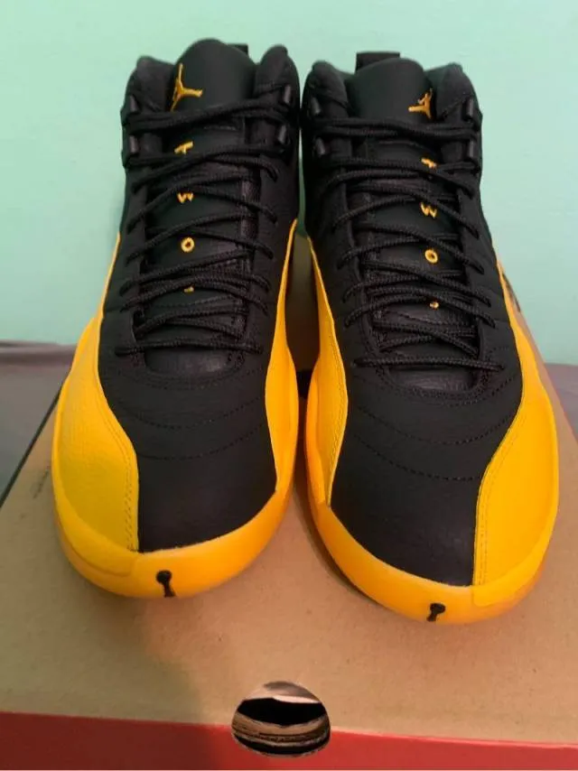 2020 gs nike air jordan 12 university gold sz 4y-7y