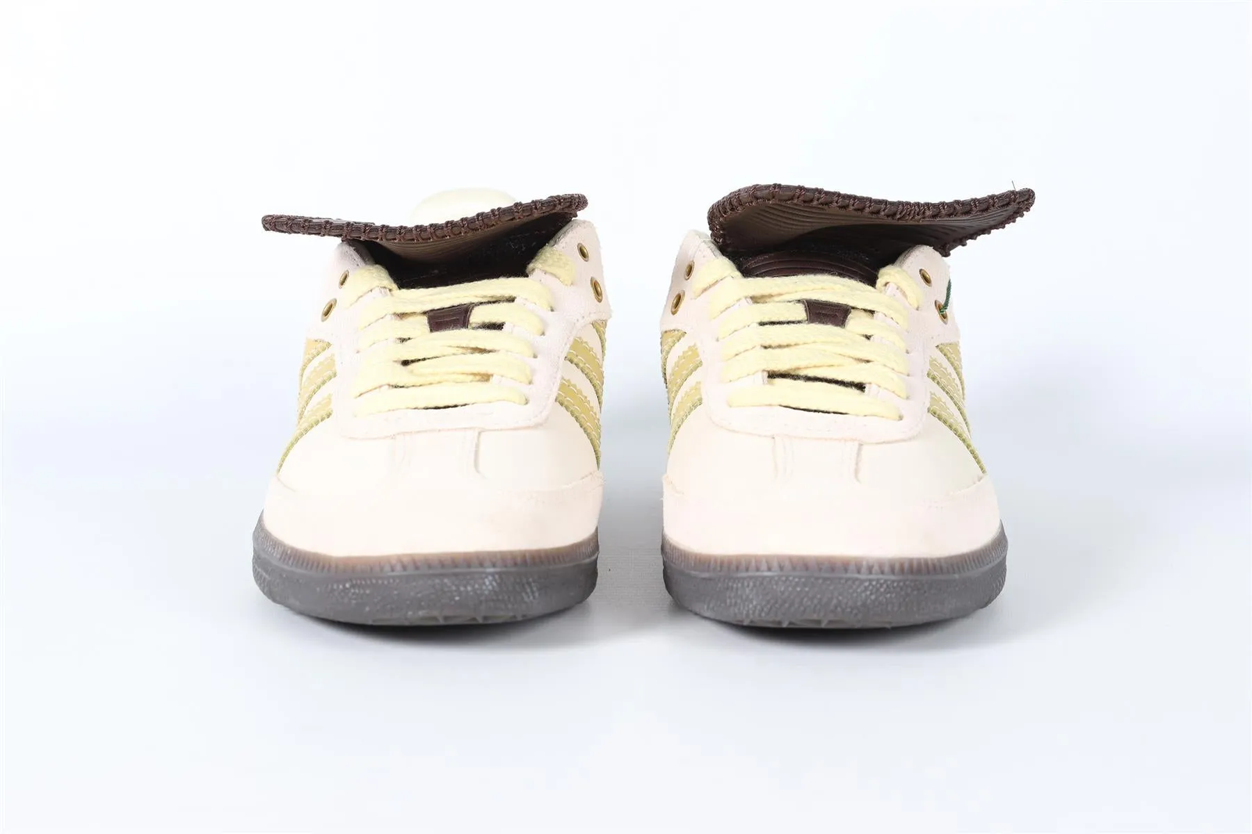 ADIDAS + WALES BONNER SAMBA CREAM YELLOW SUEDE SNEAKERS UK 5 EU 38 US 5.5