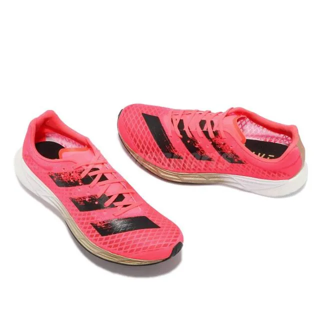 adidas Adizero Pro W Pink Black White Women Running Spor...