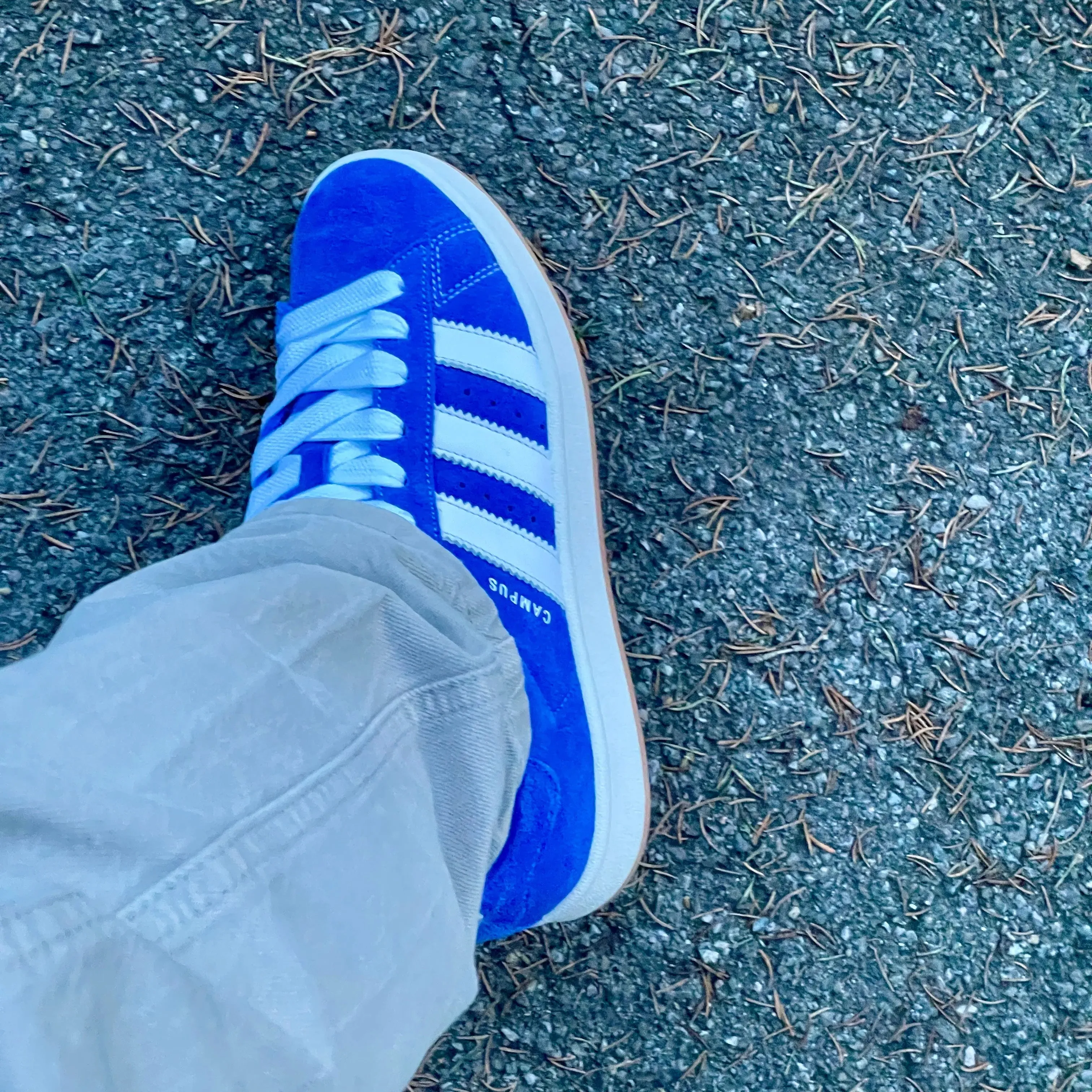 Adidas Campus 00s Semi Lucid Blue Cloud White