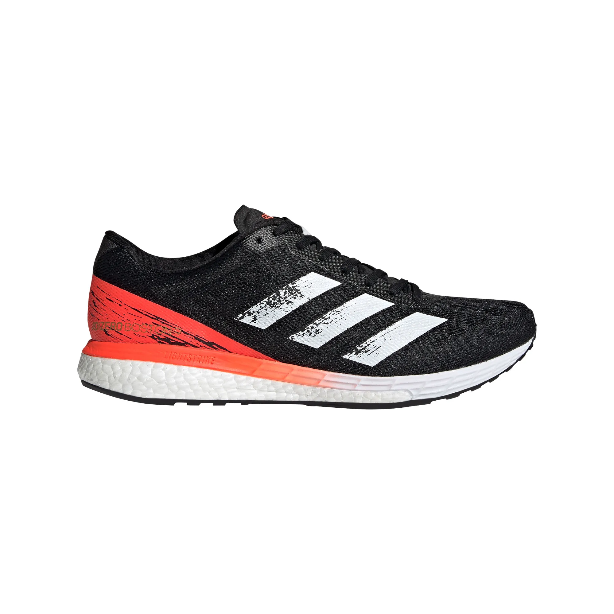 Adidas Men's Adizero Boston 9 Core Black/Ftwr White/Solar Red | Buy Adidas Men's Adizero Boston 9 Core Black/Ftwr Whit