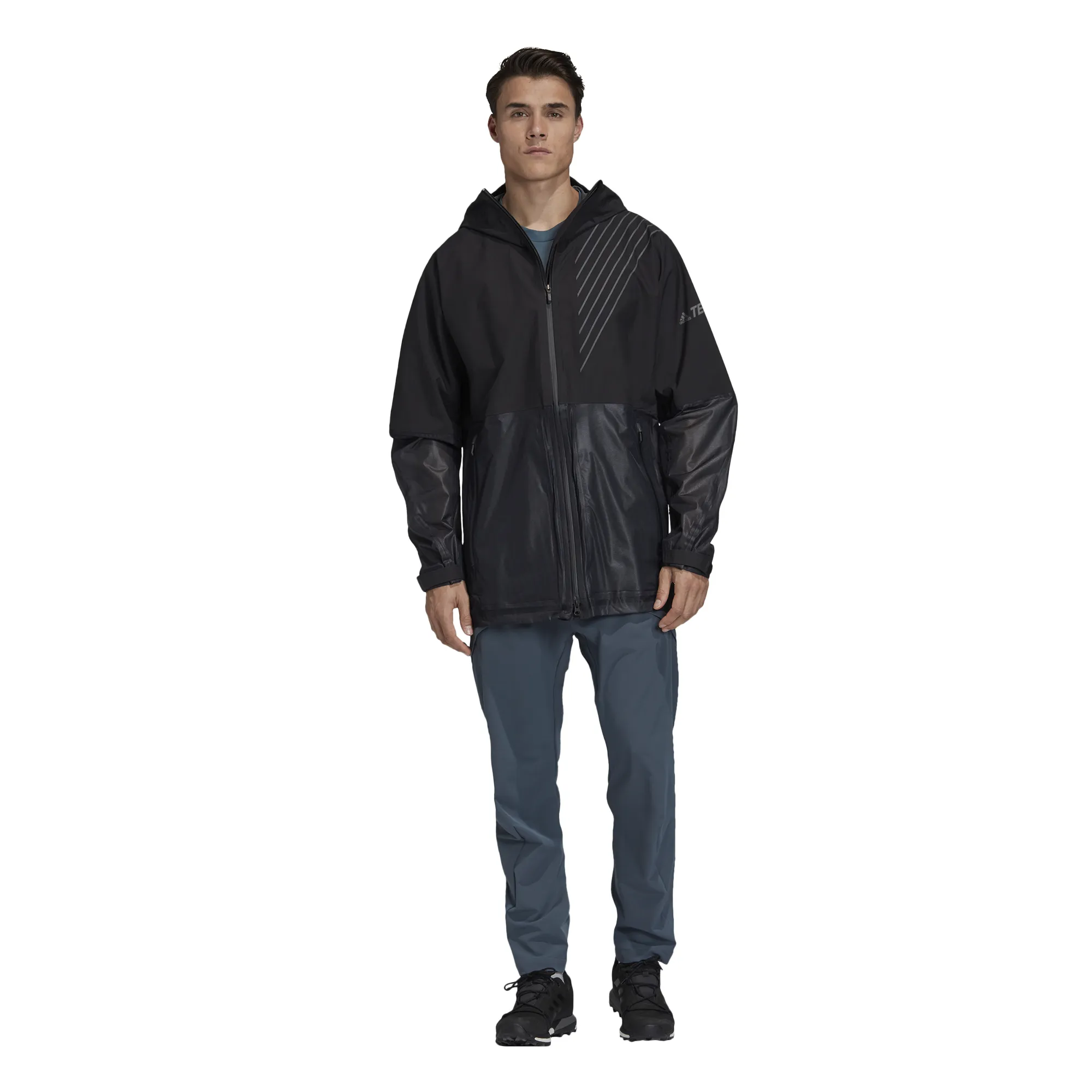 Adidas Men's Terrex 3L Zupahike Jacket Black | Buy Adidas Men's Terrex 3L Zupahike Jacket Black here | Outnorth