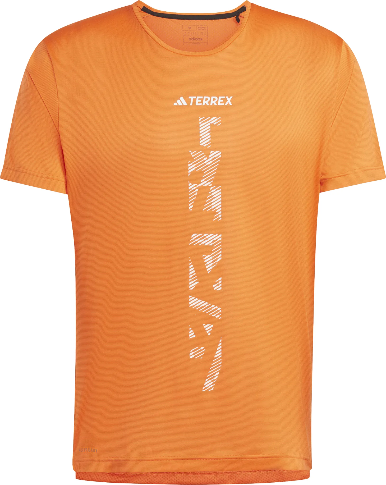 Adidas Men's Terrex Agravic Trail Running T-Shirt Semi Impact Orange/White | Buy Adidas Men's Terrex Agravic Trail Run