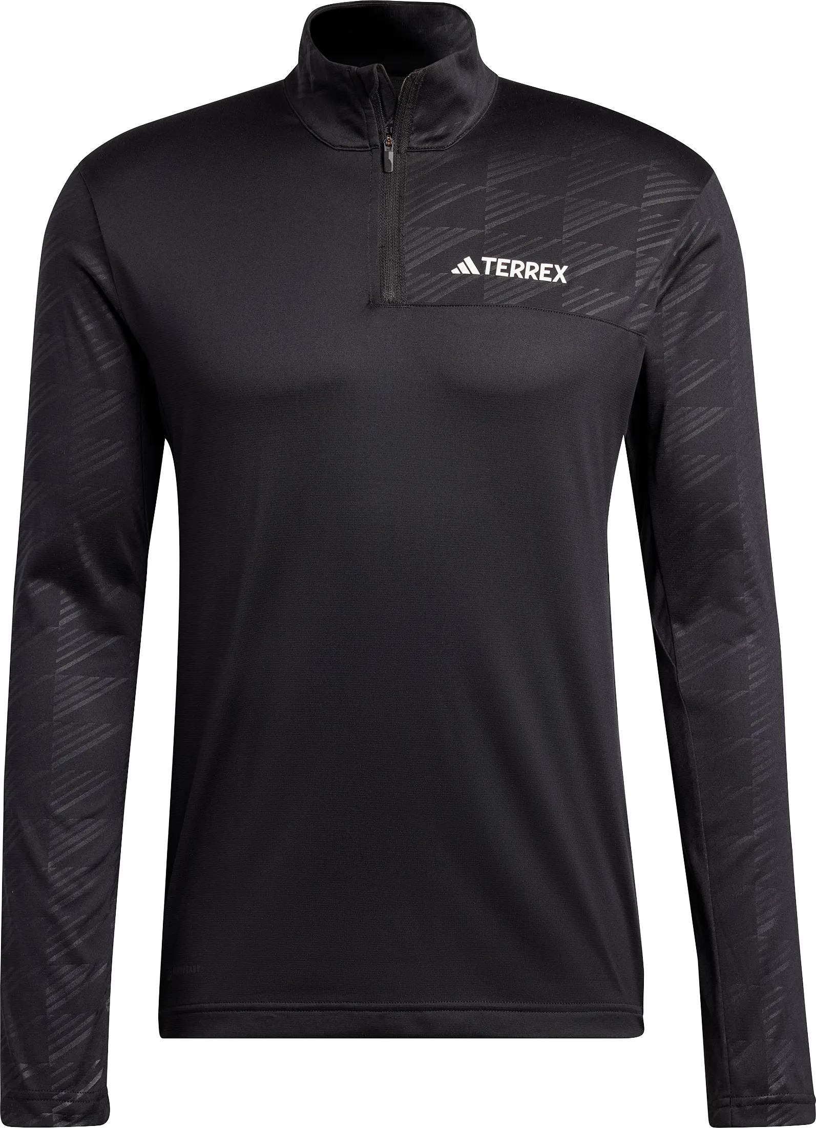 Adidas Men's Terrex Multi Half-Zip Long Sleeve Tee Black | Buy Adidas Men's Terrex Multi Half-Zip Long Sleeve Tee Blac