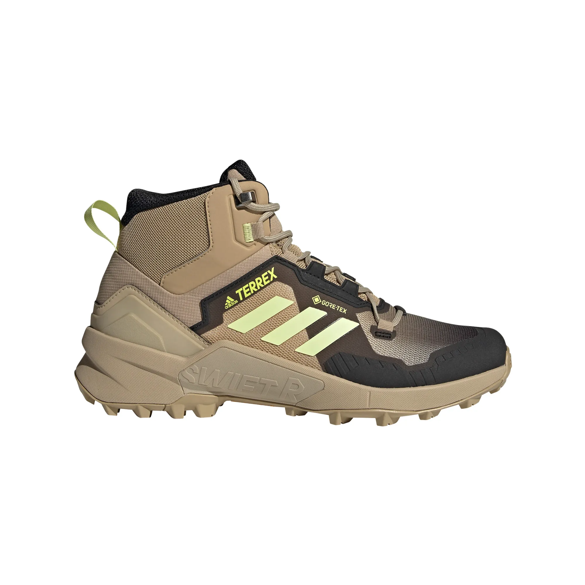 Adidas Men's Terrex Swift R3 Mid Gore-Tex Beige Tone/Yellow/Core Black | Buy Adidas Men's Terrex Swift R3 Mid Gore-Tex