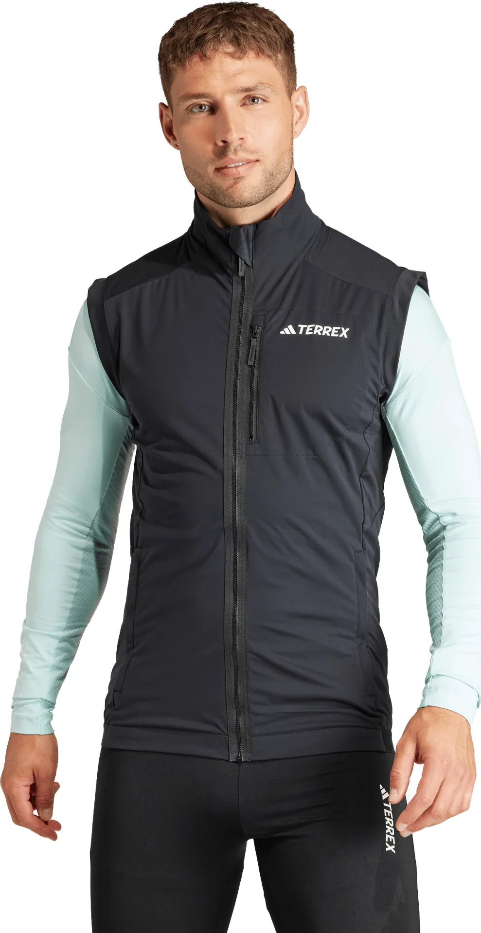 Adidas Men's Terrex Xperior Cross-Country Ski Soft Shell Vest Black | Buy Adidas Men's Terrex Xperior Cross-Country Sk