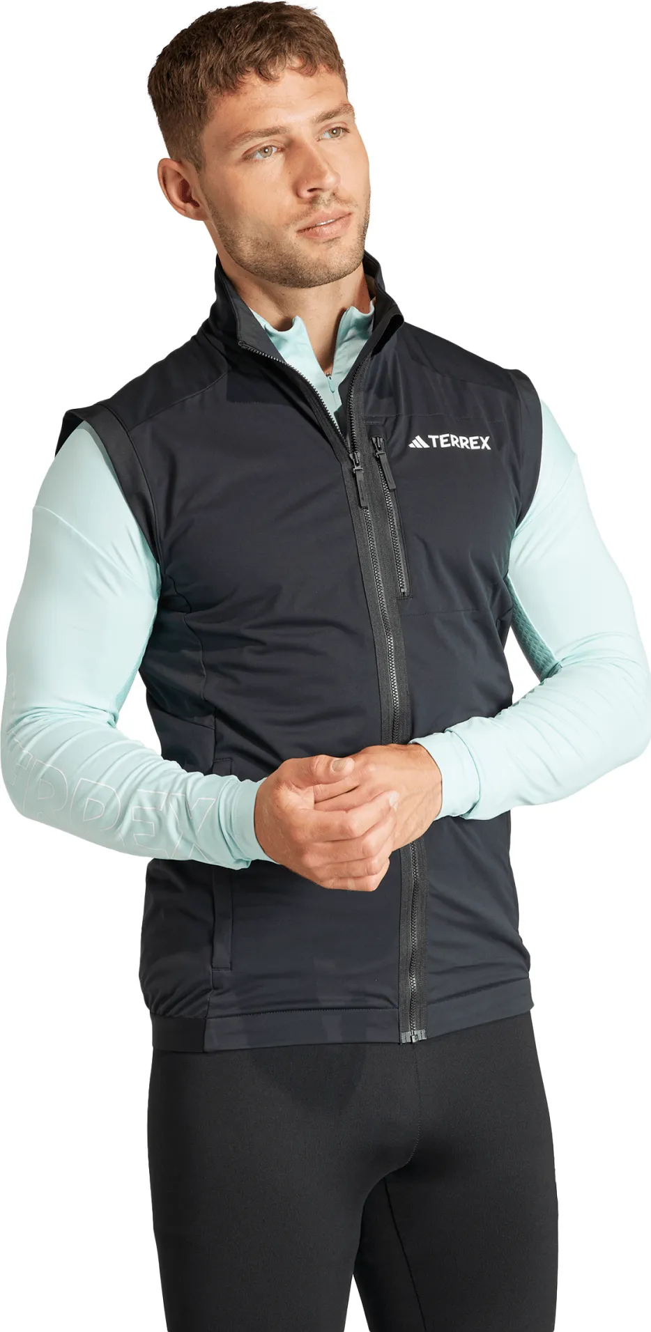 Adidas Men's Terrex Xperior Cross-Country Ski Soft Shell Vest Black | Buy Adidas Men's Terrex Xperior Cross-Country Sk