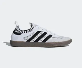 Adidas Originals Samba Sock Primeknit Cloud White Core Black Blue Bird CQ2217