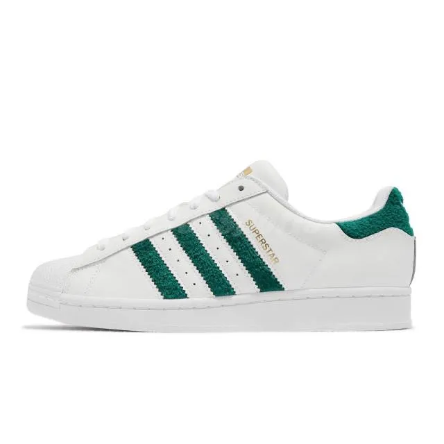 Adidas originals superstar white green gold men unisex casual lifestyle h00190