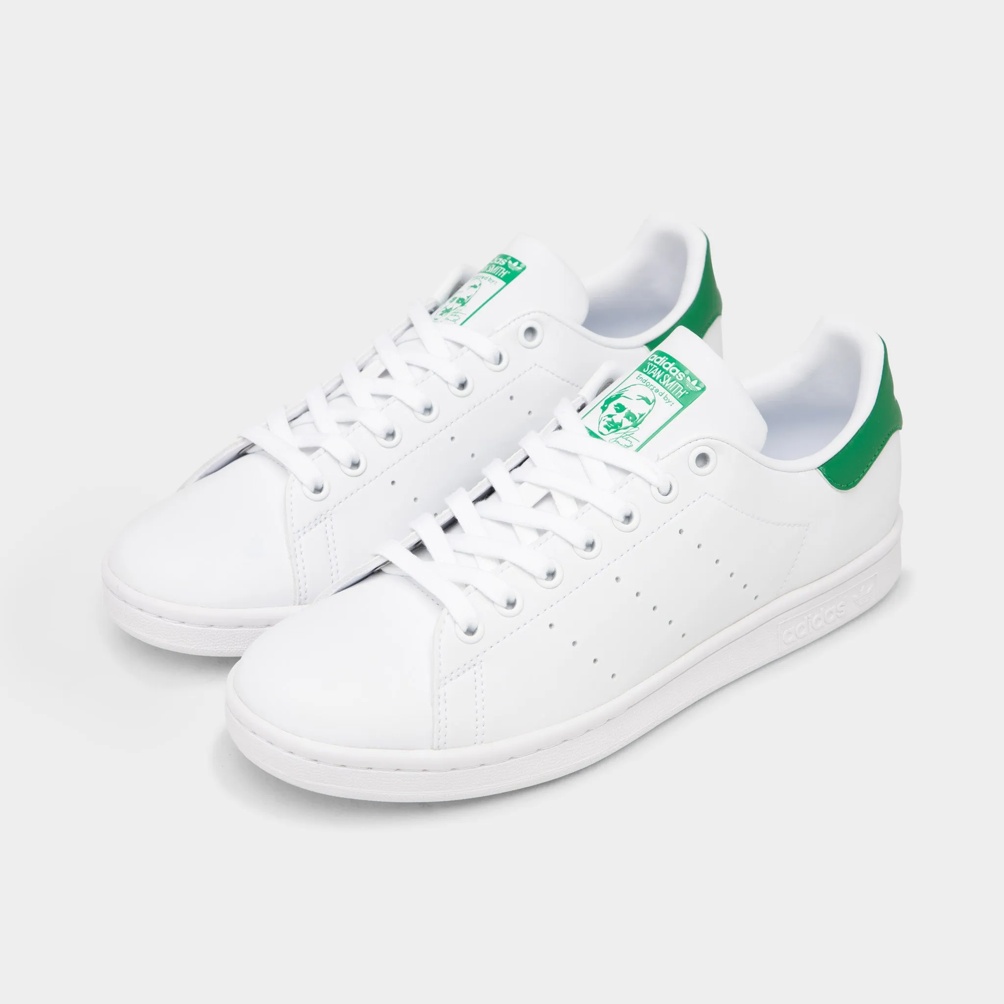 adidas Originals Women's Stan Smith Cloud White / Green - Cloud White