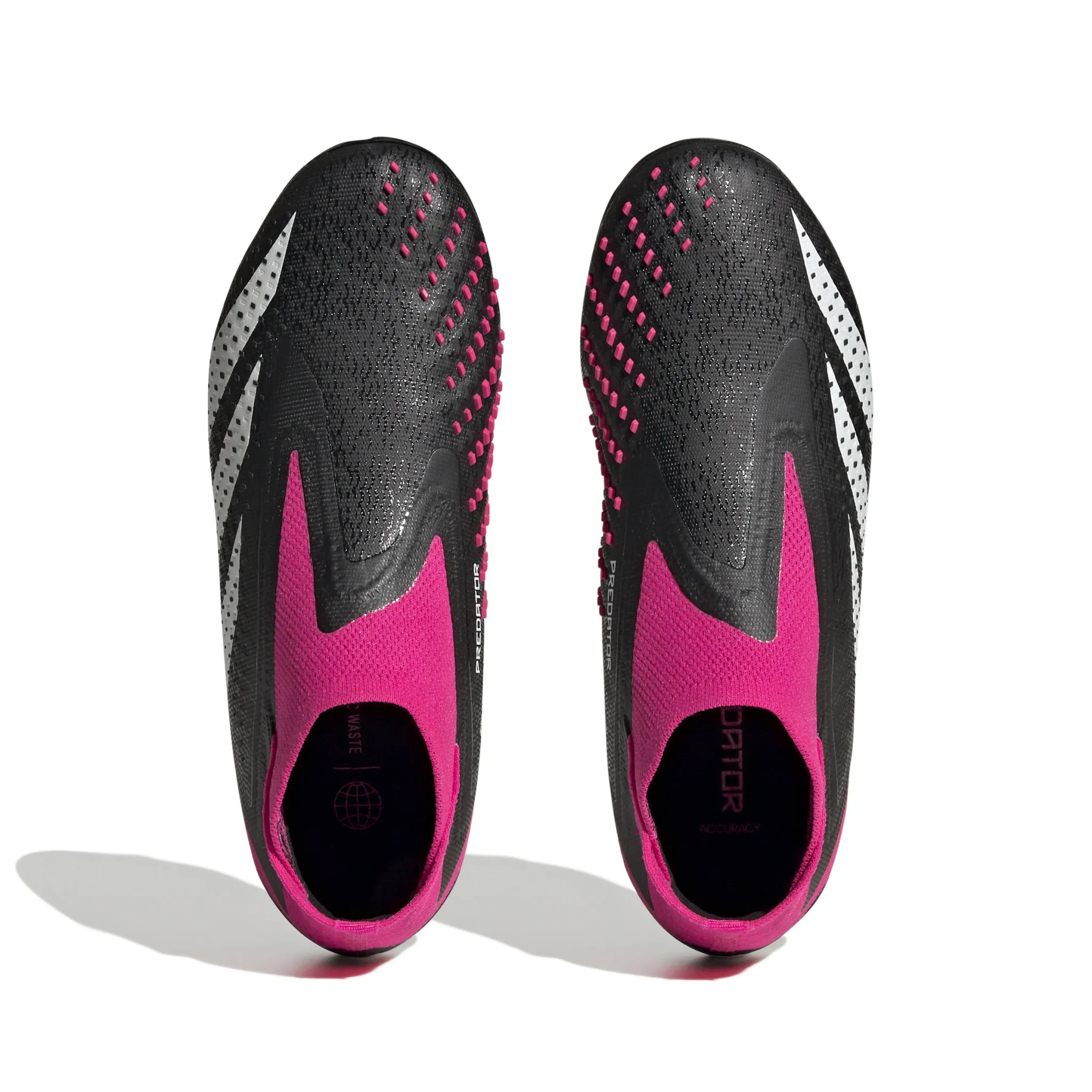 Adidas Predator Accuracy+ FG Jr (Black/Pink)