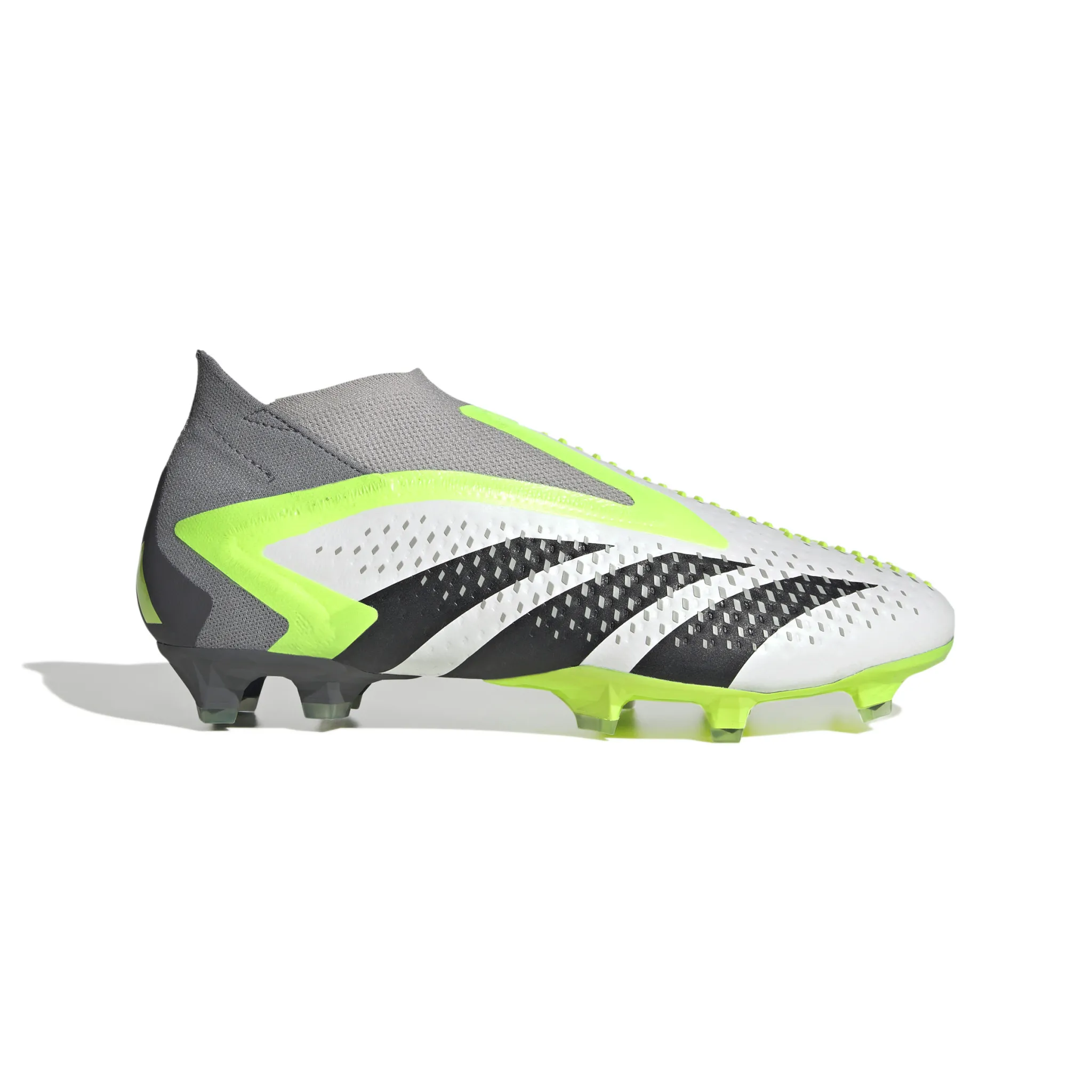 Adidas Predator Accuracy+ FG (White/Lime)