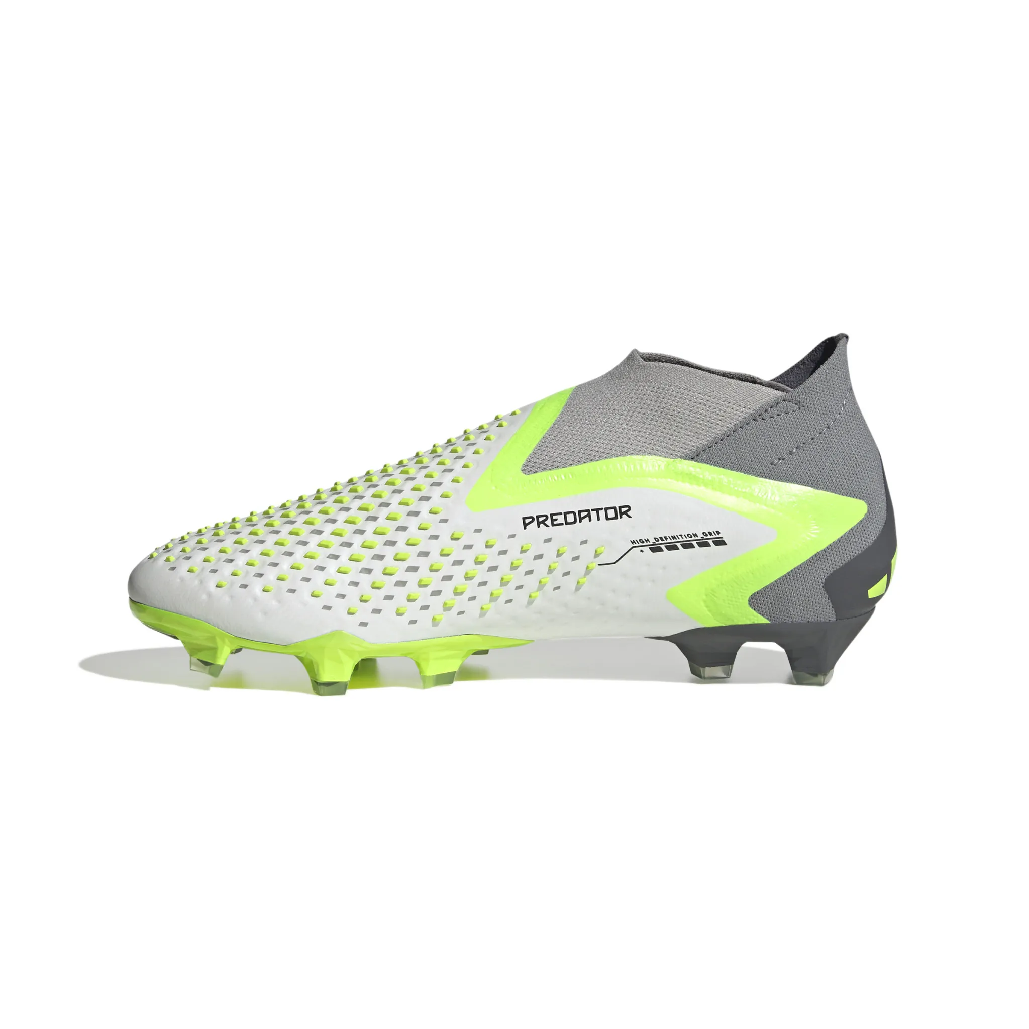 Adidas Predator Accuracy+ FG (White/Lime)