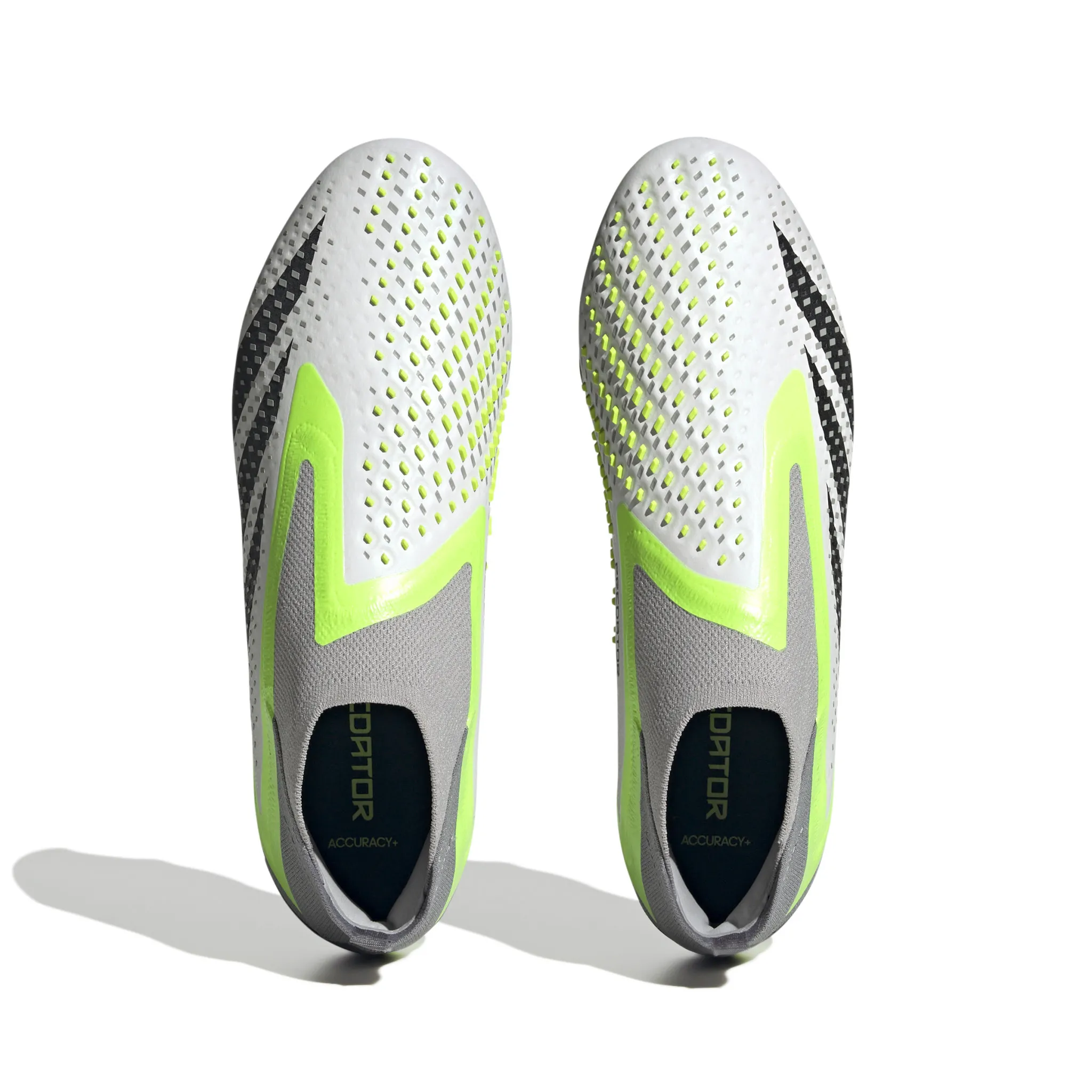 Adidas Predator Accuracy+ FG (White/Lime)