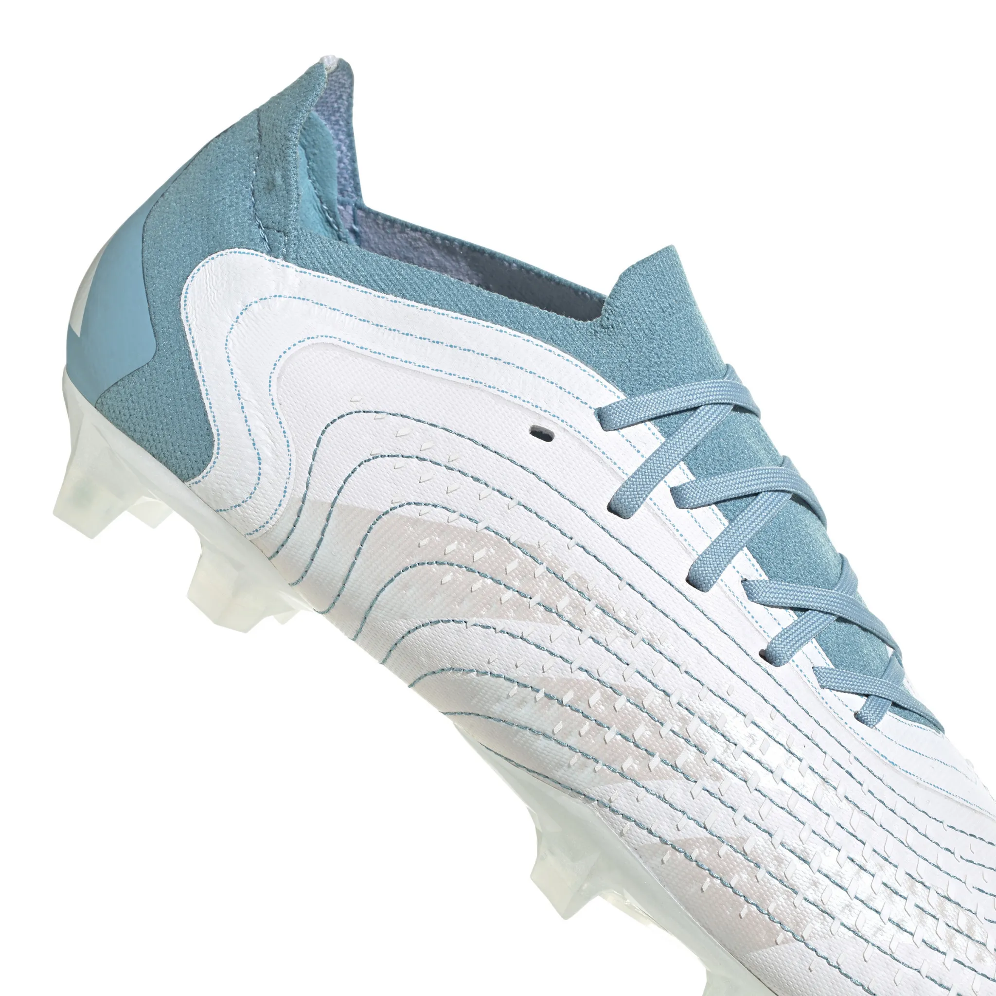 Adidas Predator Accuracy.1 Low FG (White/Aqua)