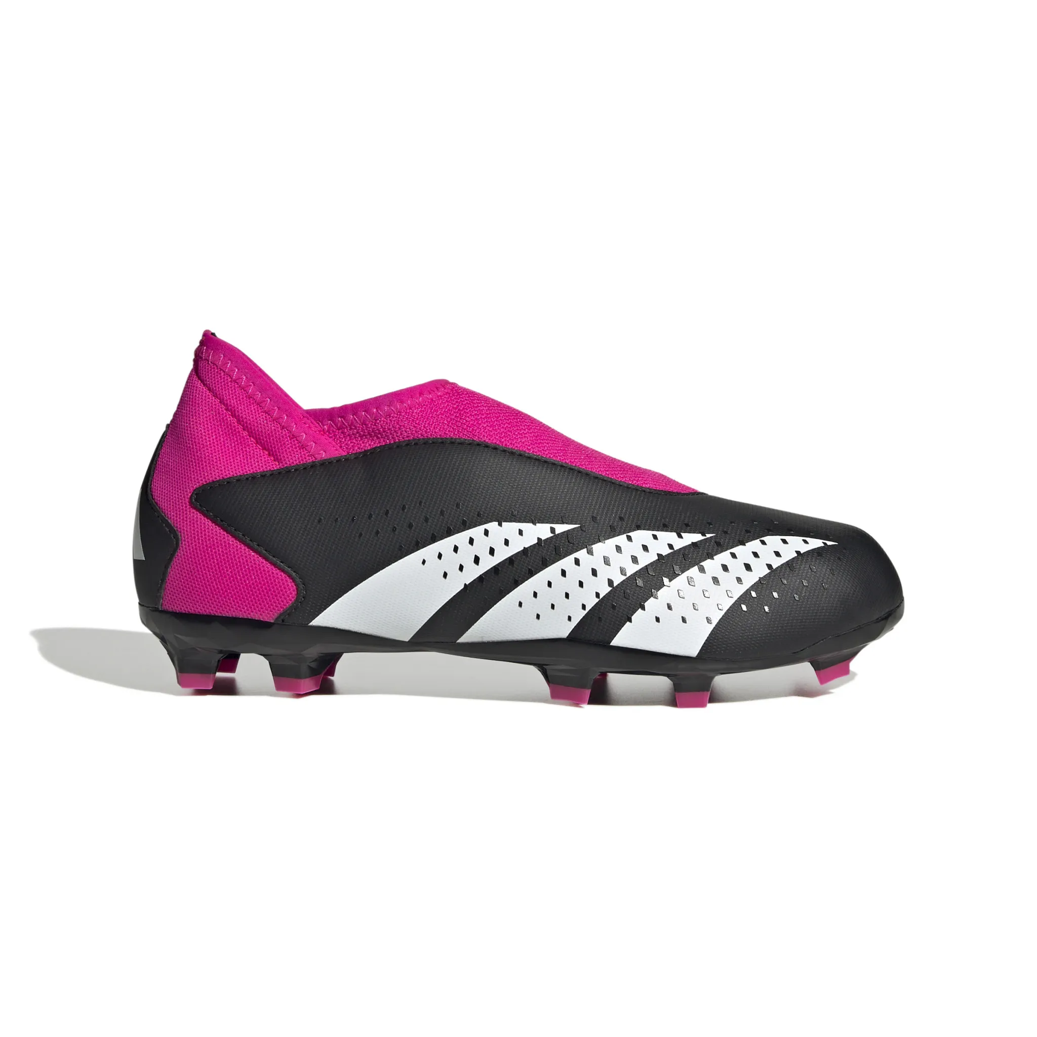 Adidas Predator Accuracy.3 Laceless FG Jr (Black/Pink)