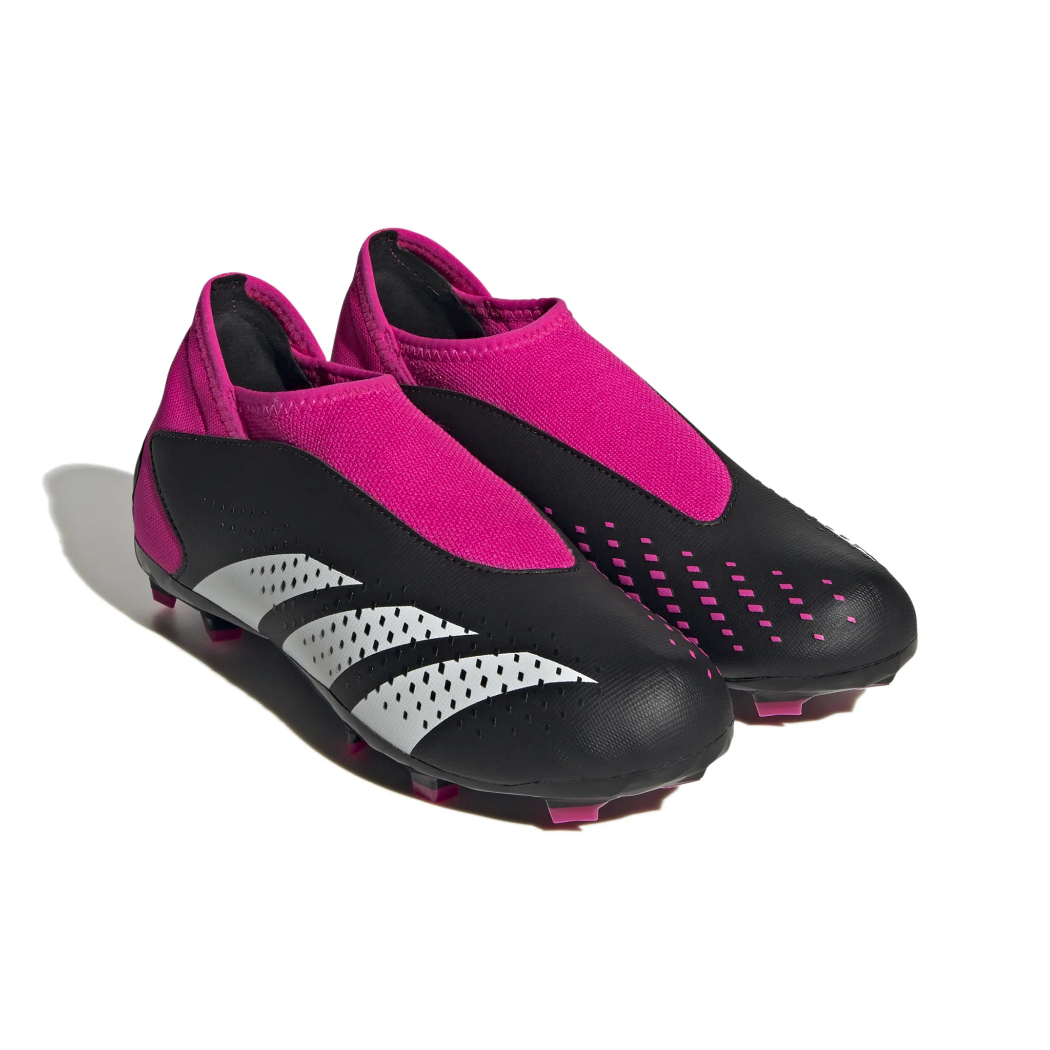 Adidas Predator Accuracy.3 Laceless FG Jr (Black/Pink)