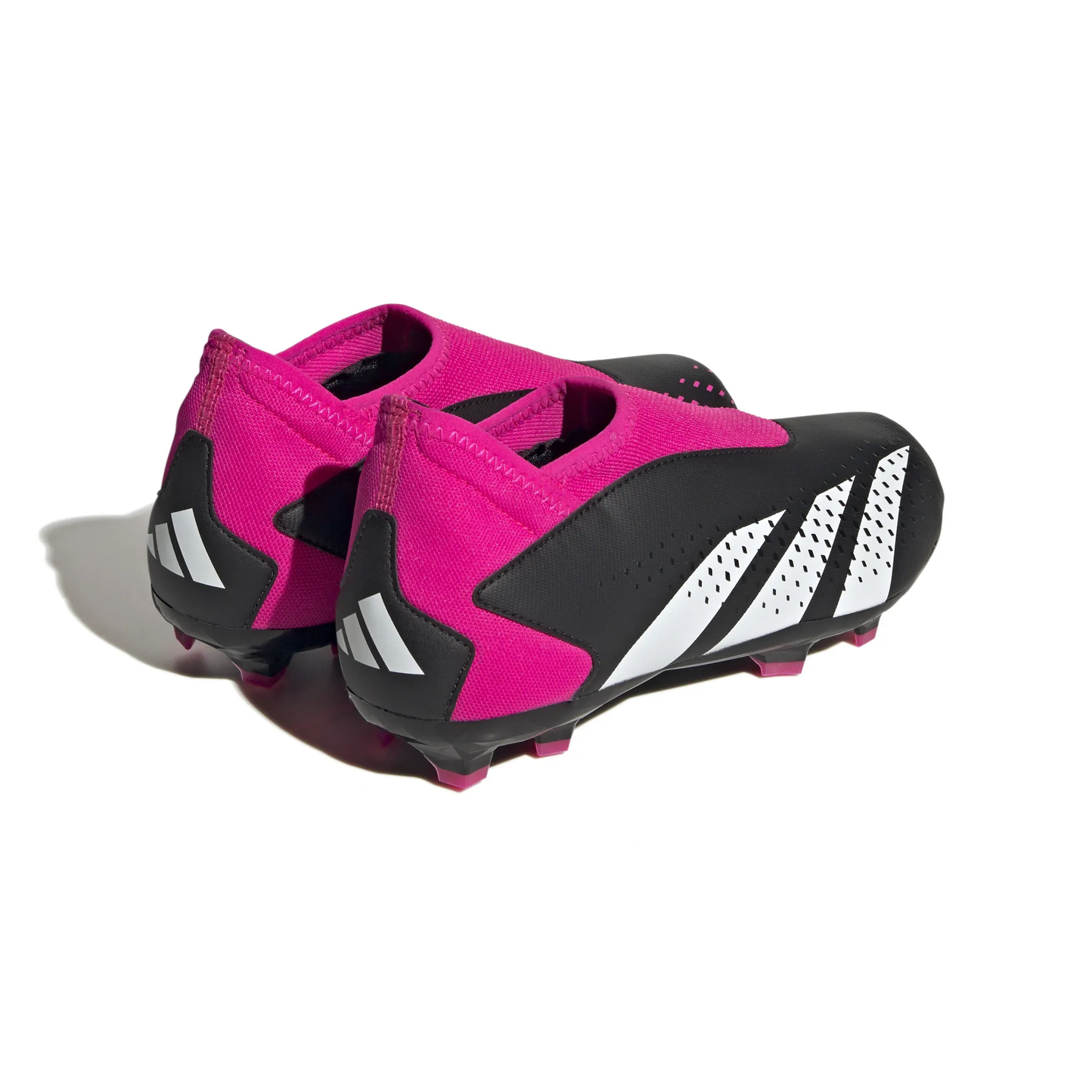 Adidas Predator Accuracy.3 Laceless FG Jr (Black/Pink)