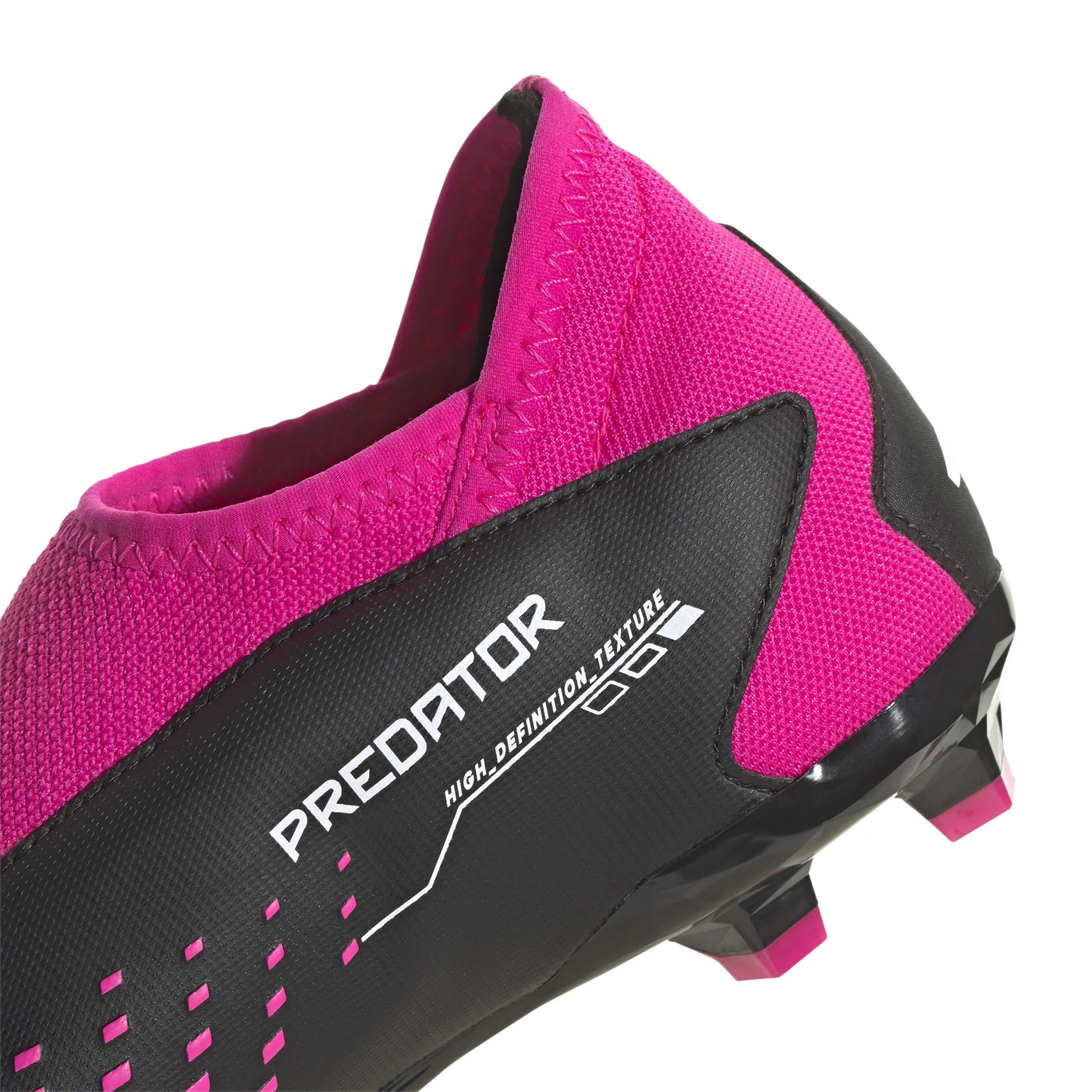 Adidas Predator Accuracy.3 Laceless FG Jr (Black/Pink)