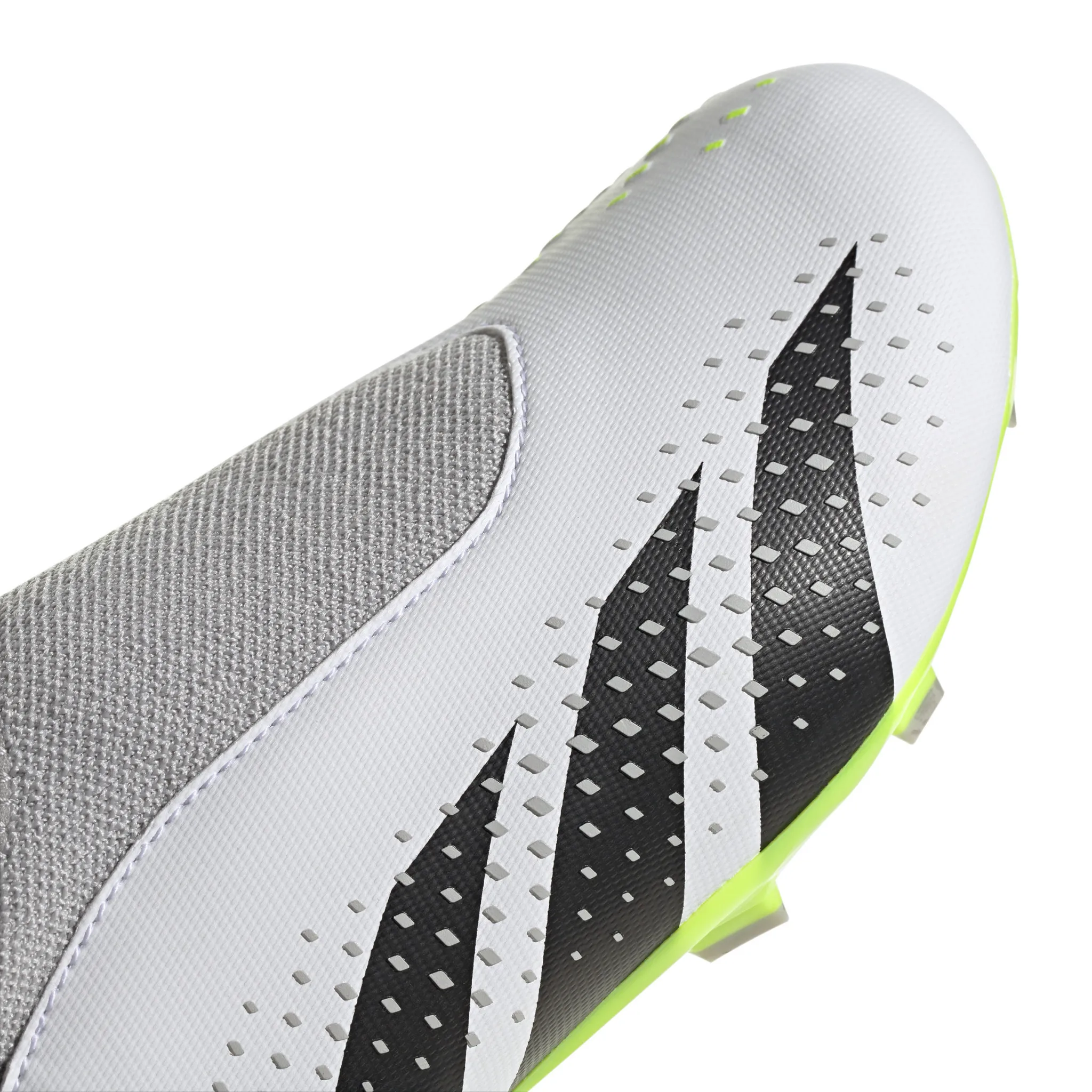 Adidas Predator Accuracy.3 Laceless FG Jr (White/Lime)