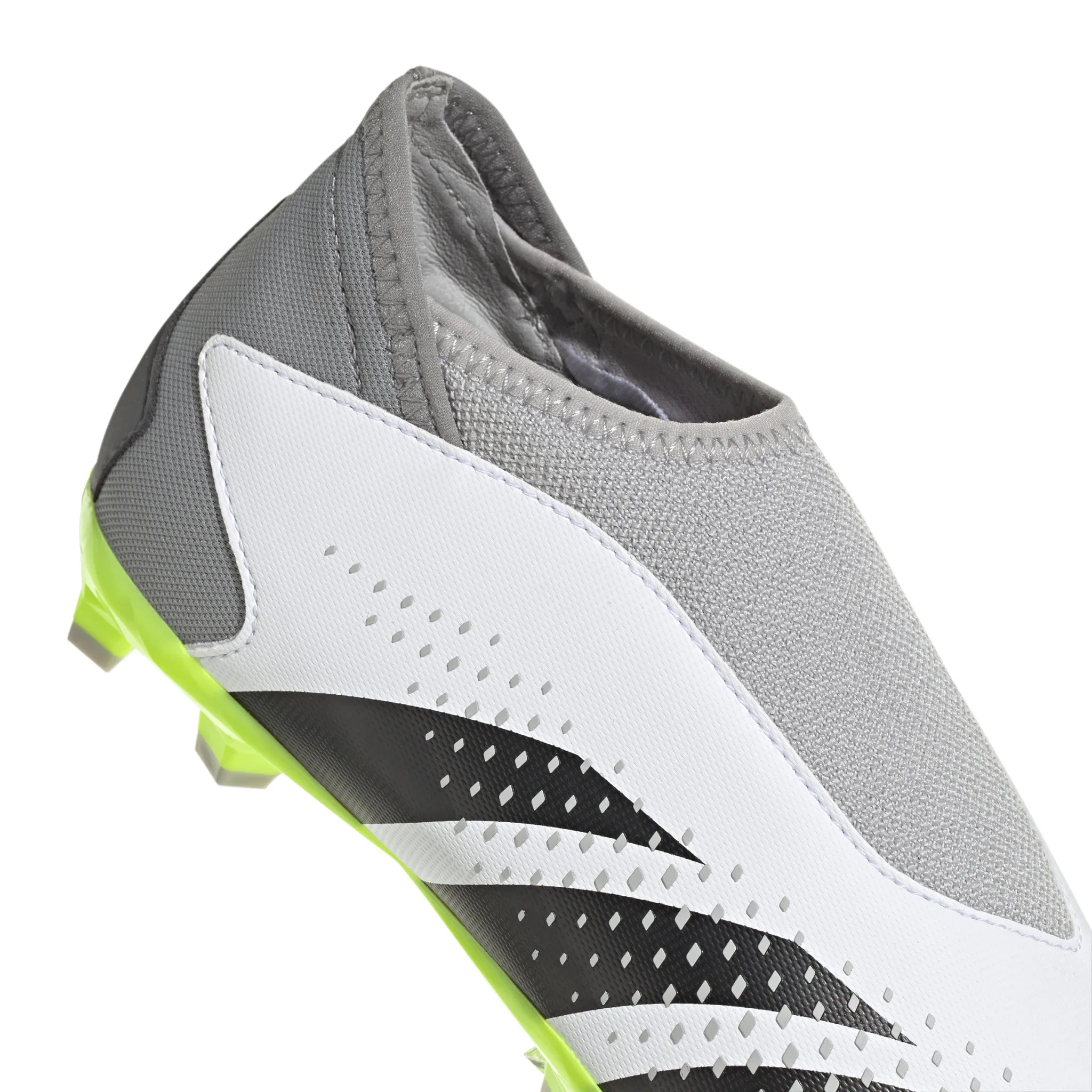 Adidas Predator Accuracy.3 Laceless FG Jr (White/Lime)