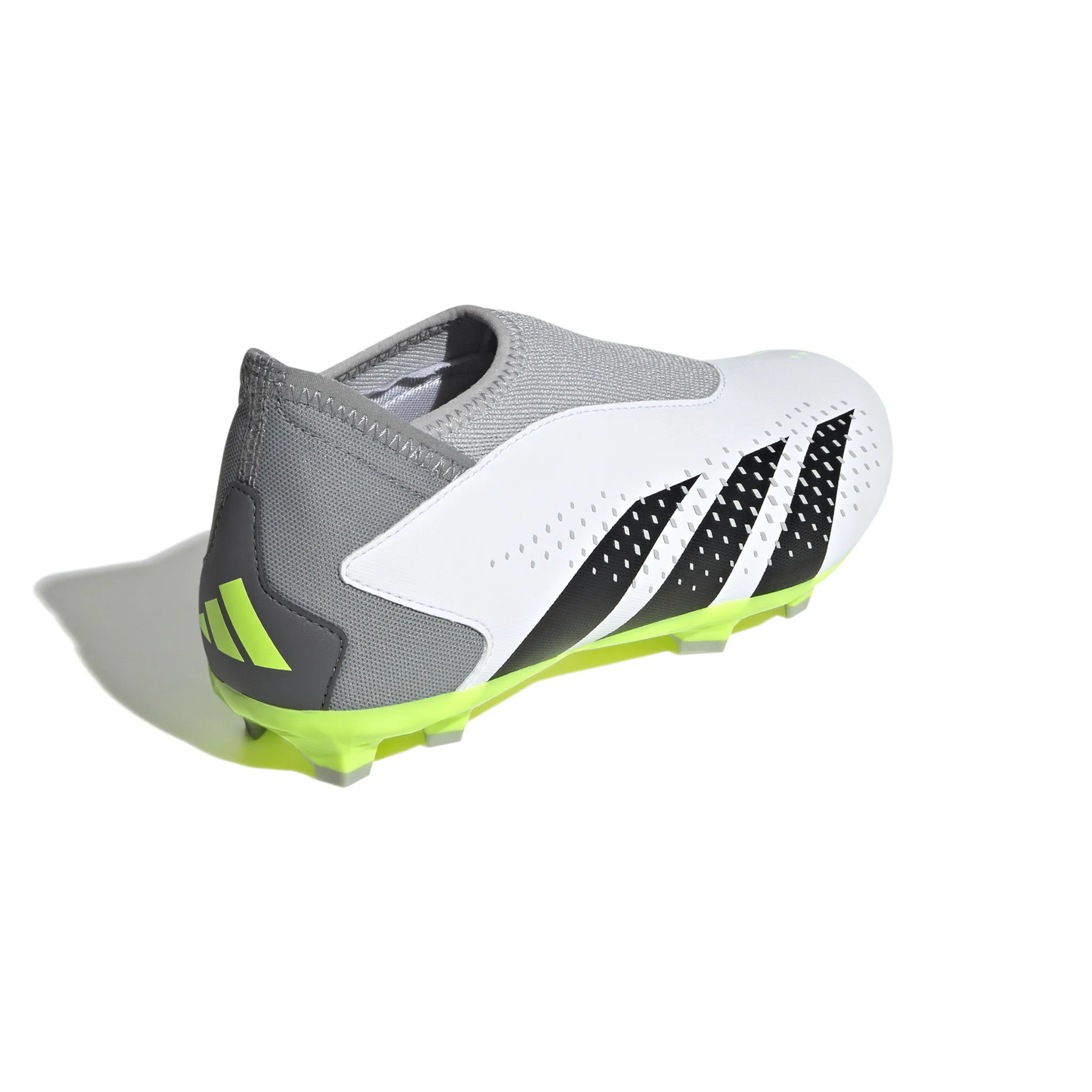 Adidas Predator Accuracy.3 Laceless FG Jr (White/Lime)