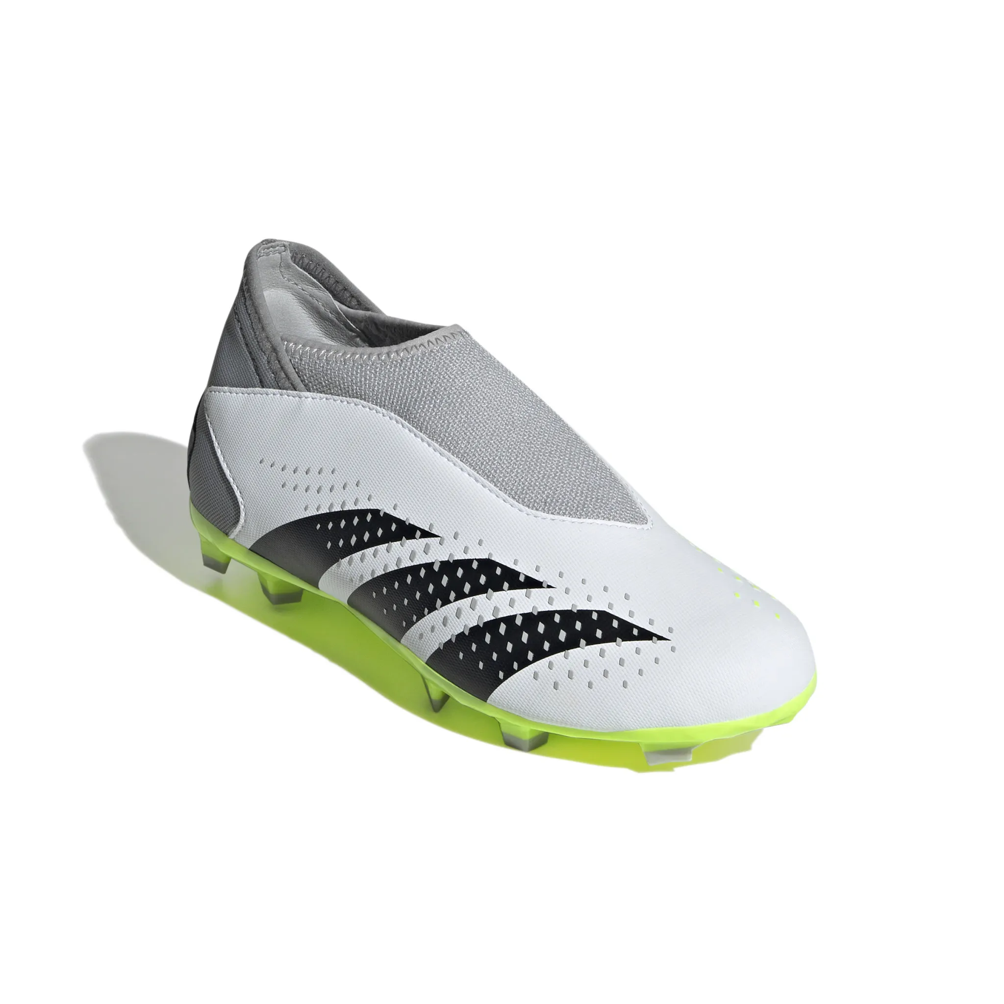 Adidas Predator Accuracy.3 Laceless FG Jr (White/Lime)