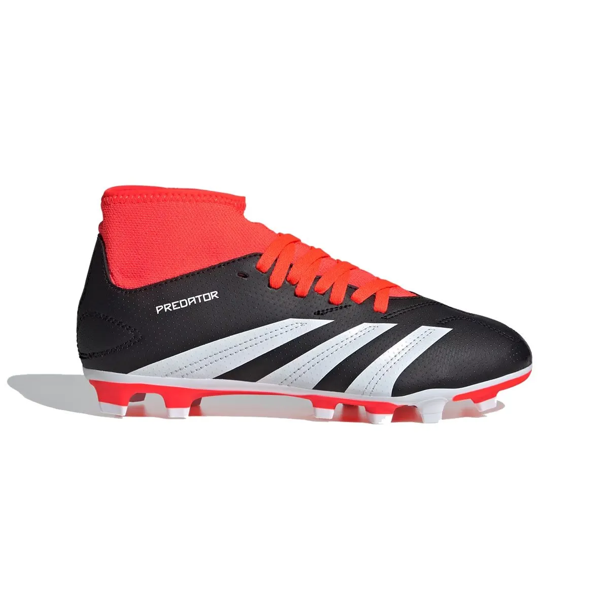 Adidas Predator Club Sock FxG Jr (Black/Orange)