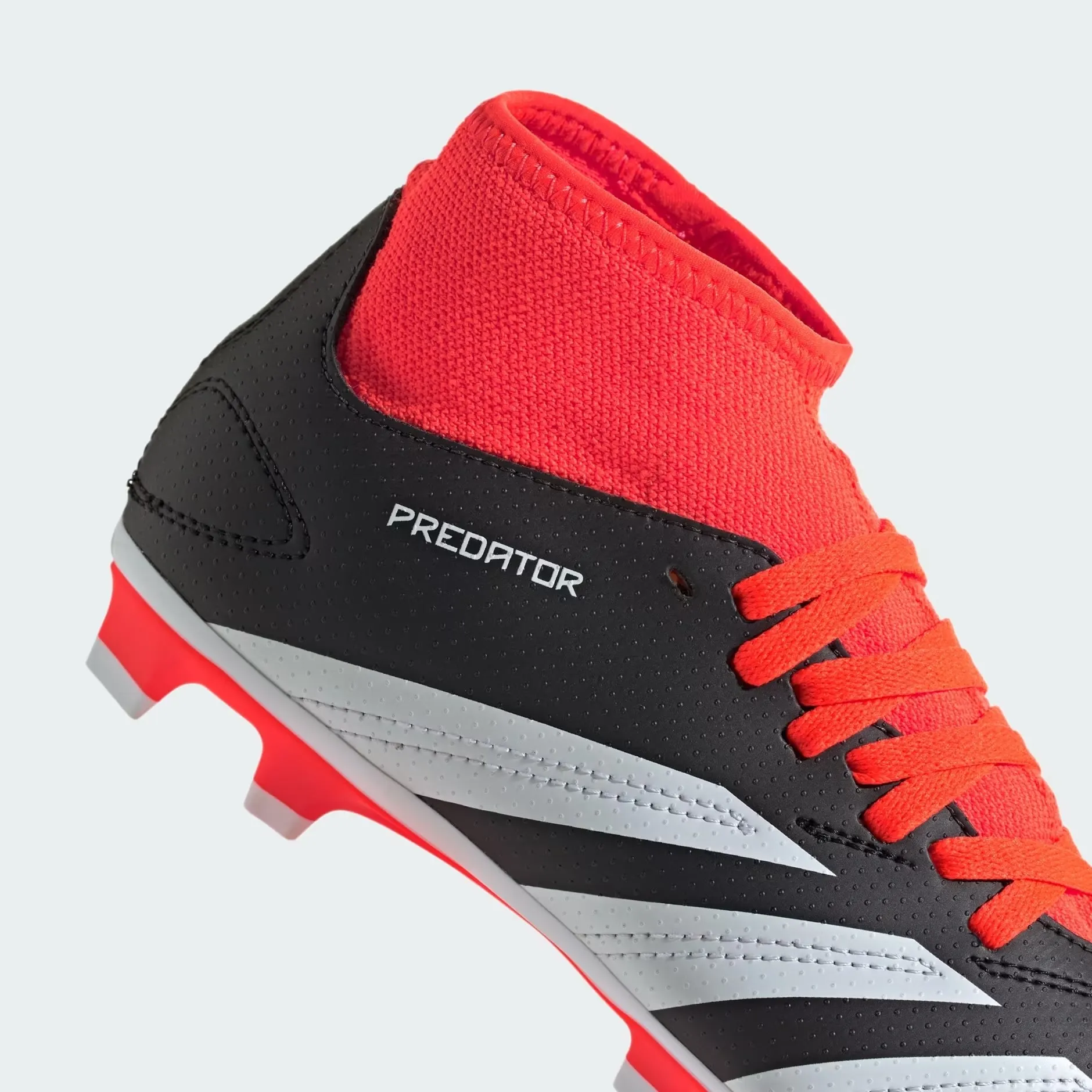 Adidas Predator Club Sock FxG Jr (Black/Orange)