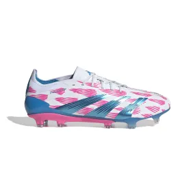 Adidas Predator Elite FG (White/Pink/Blue)