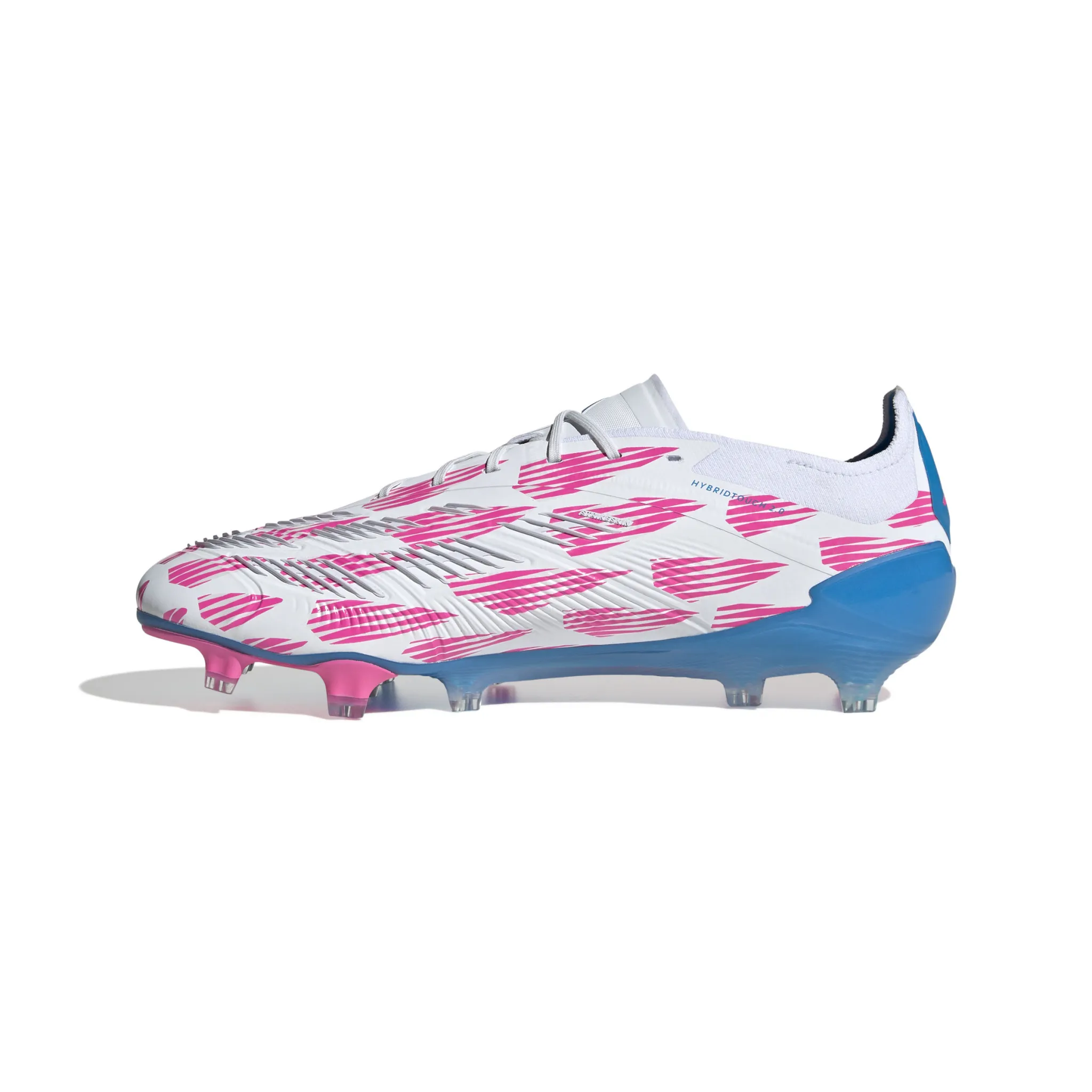 Adidas Predator Elite FG (White/Pink/Blue)