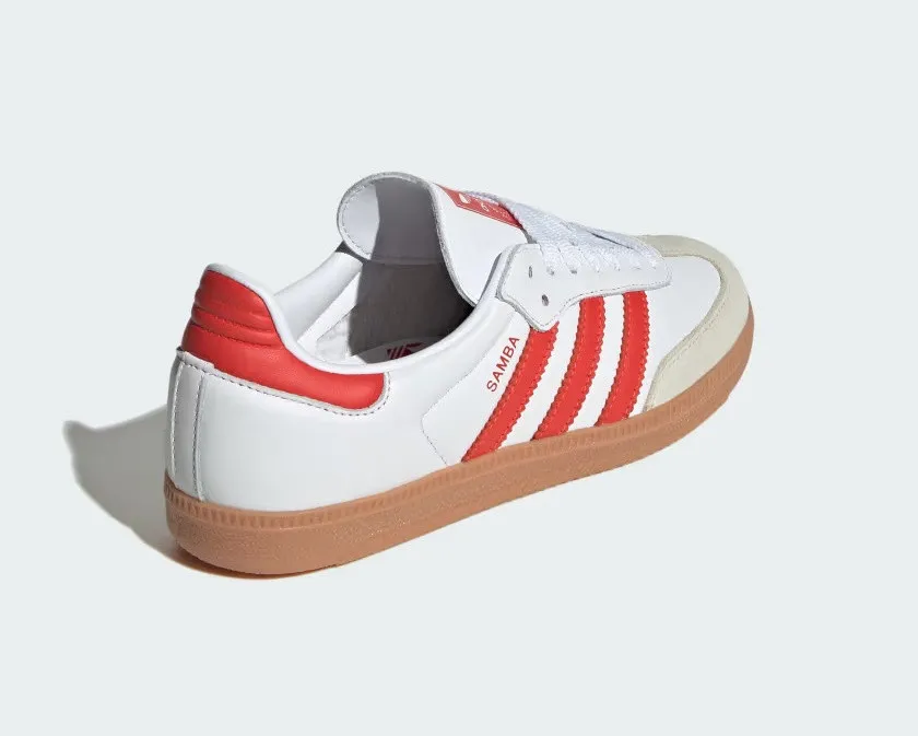 Adidas Samba OG Cloud White Solar Red Off White IF6513