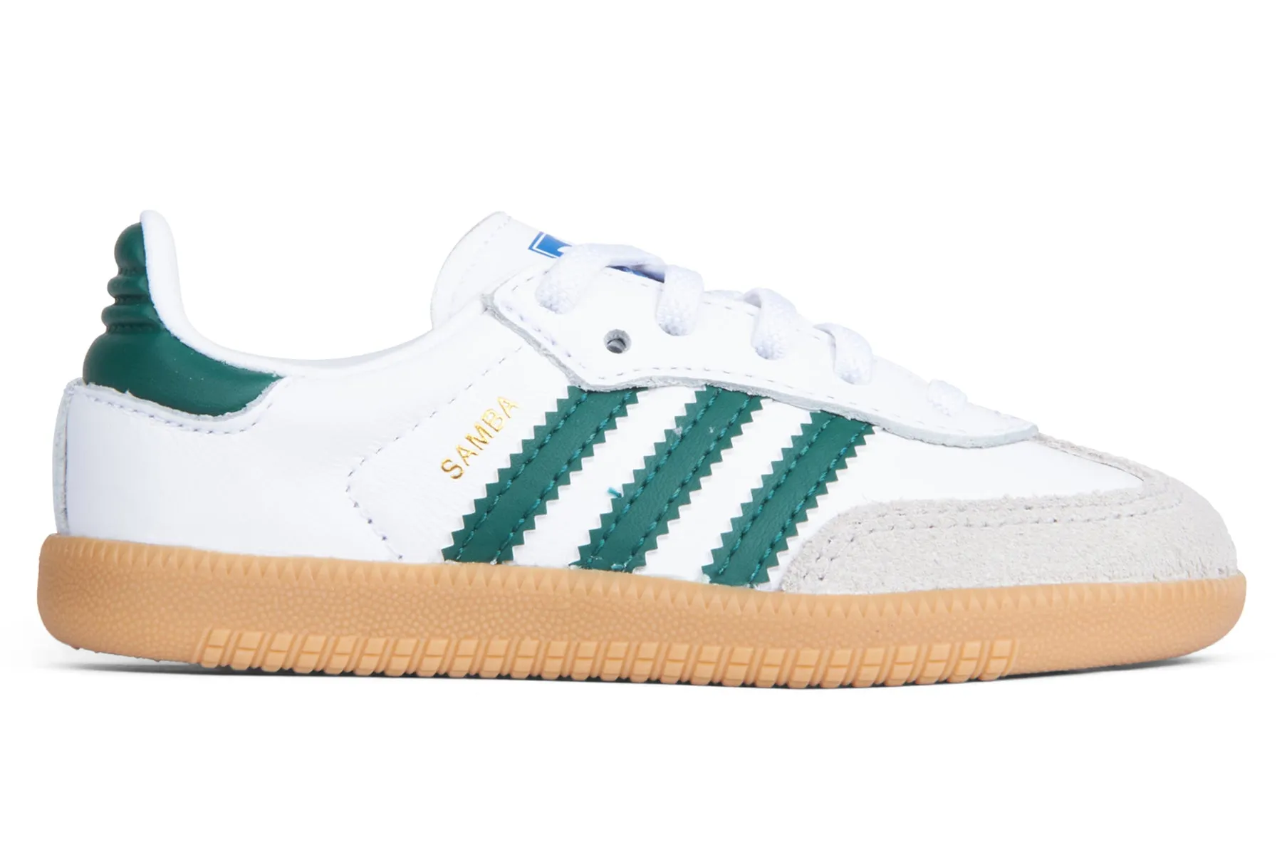 Adidas Samba OG EL I (Infants) - FTWR White/Core Green/Gum