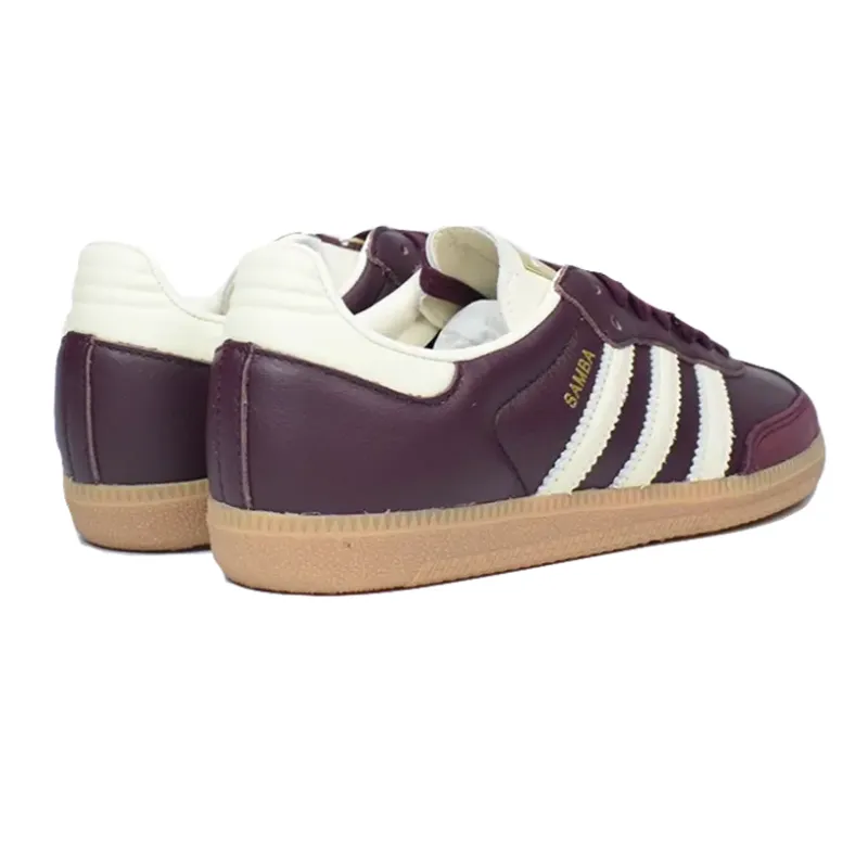 Adidas Samba OG Maroon Crewht Gold