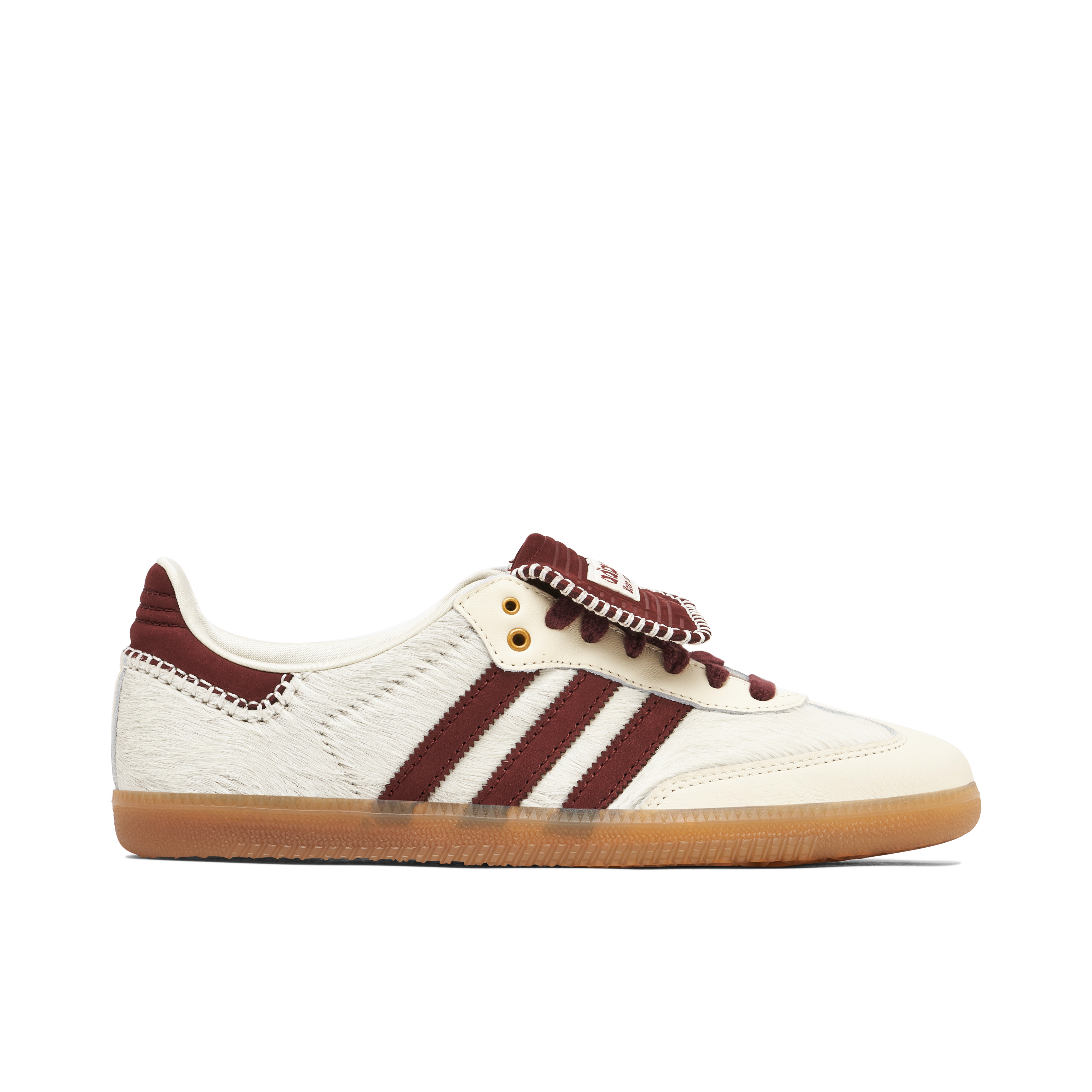 Adidas Samba x Wales Bonner White Burgundy | IE0586 | Laced