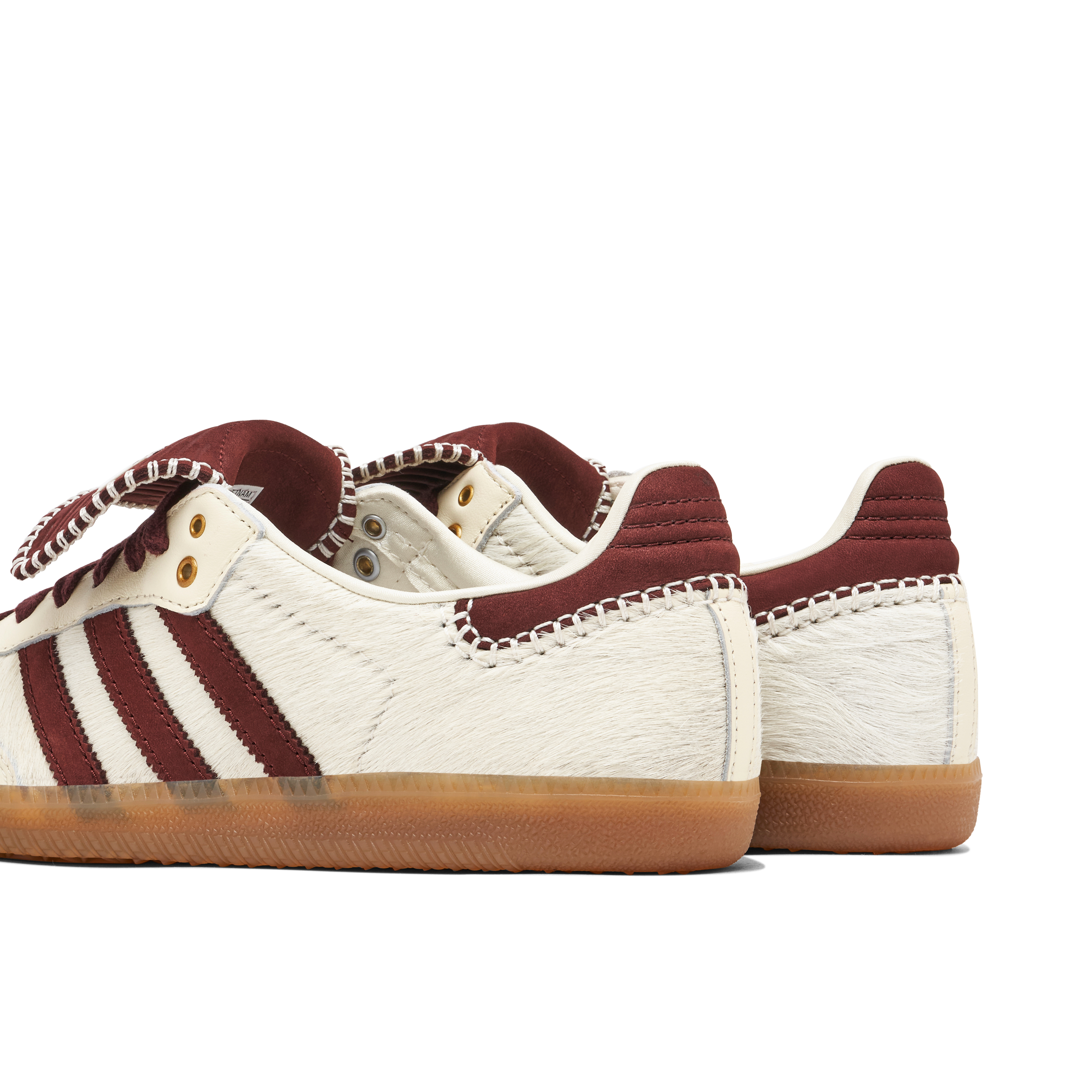 Adidas Samba x Wales Bonner White Burgundy | IE0586 | Laced