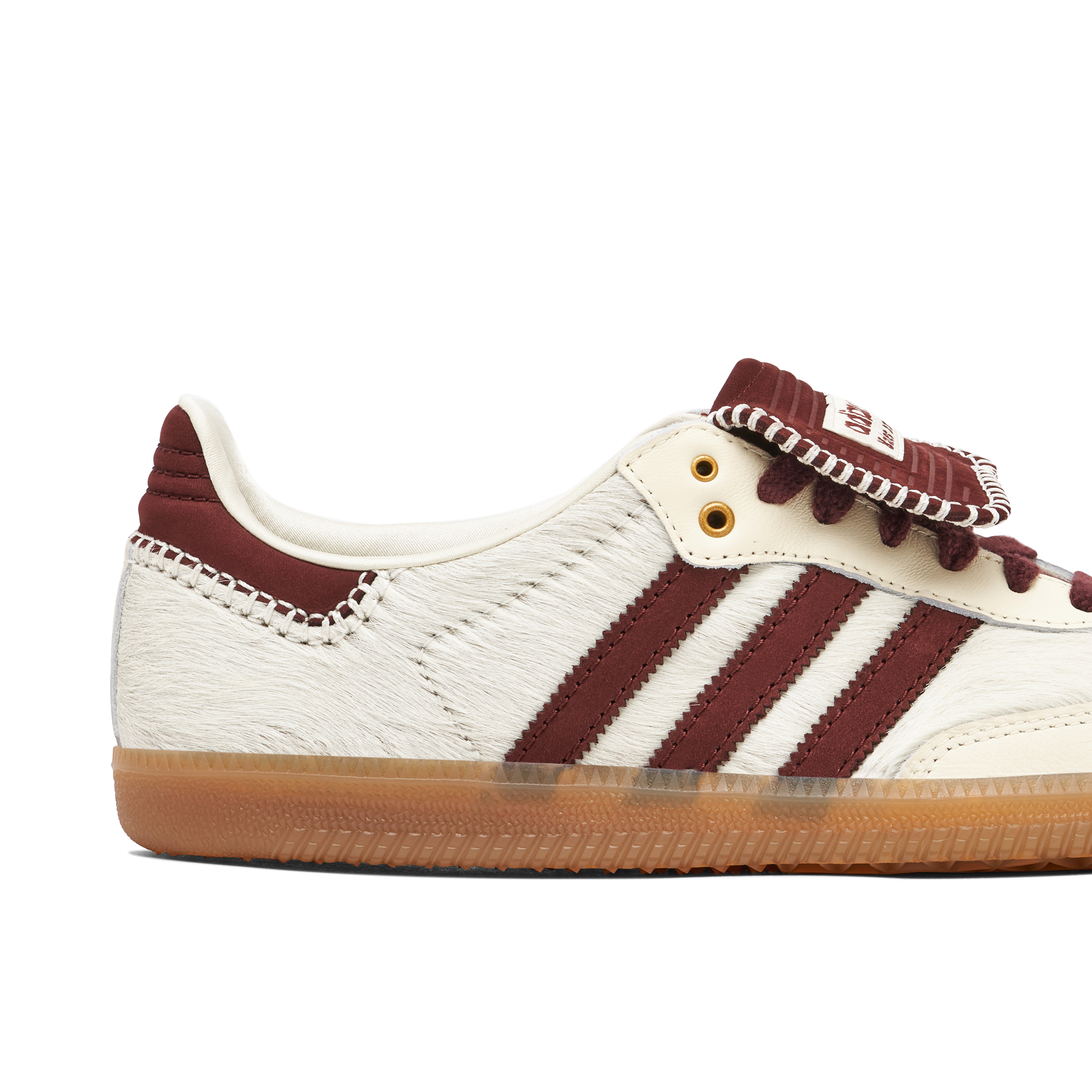 Adidas Samba x Wales Bonner White Burgundy | IE0586 | Laced