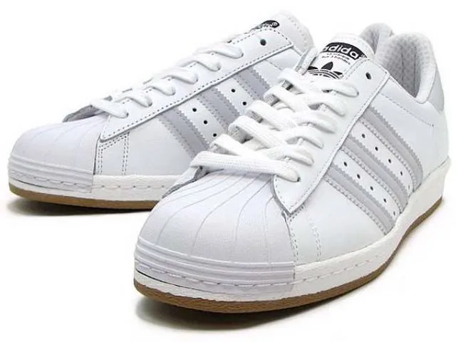 Adidas superstar 80's reflective white