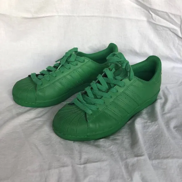 Adidas superstar supercolor green