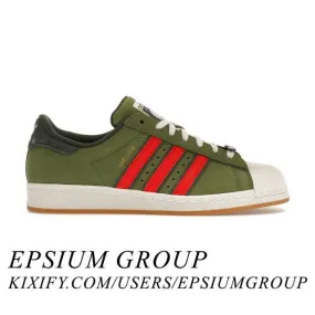 Adidas teenage mutant ninja turtles x superstar (shelltoe/ craft green/ pantone/ shadow green) men us 8-13 if9280