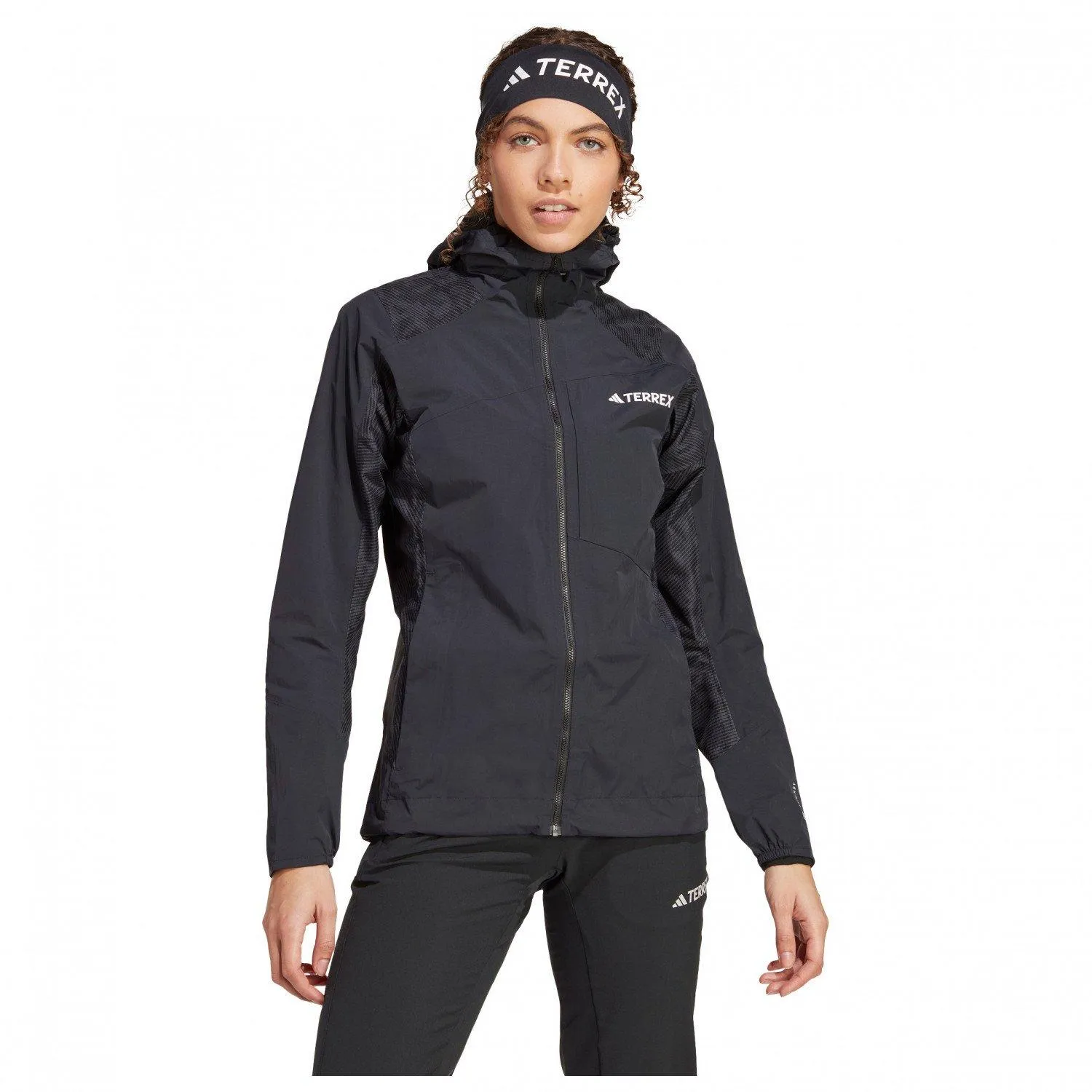 Adidas Terrex Women's Xperior Hybrid RAIN.RDY Jacket - Black | George Fisher UK