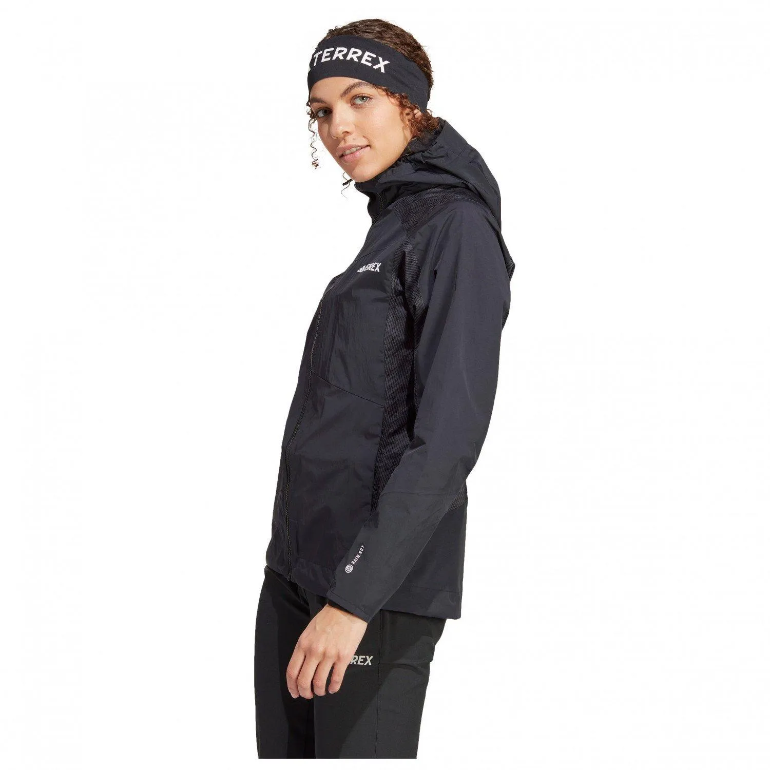 Adidas Terrex Women's Xperior Hybrid RAIN.RDY Jacket - Black | George Fisher UK