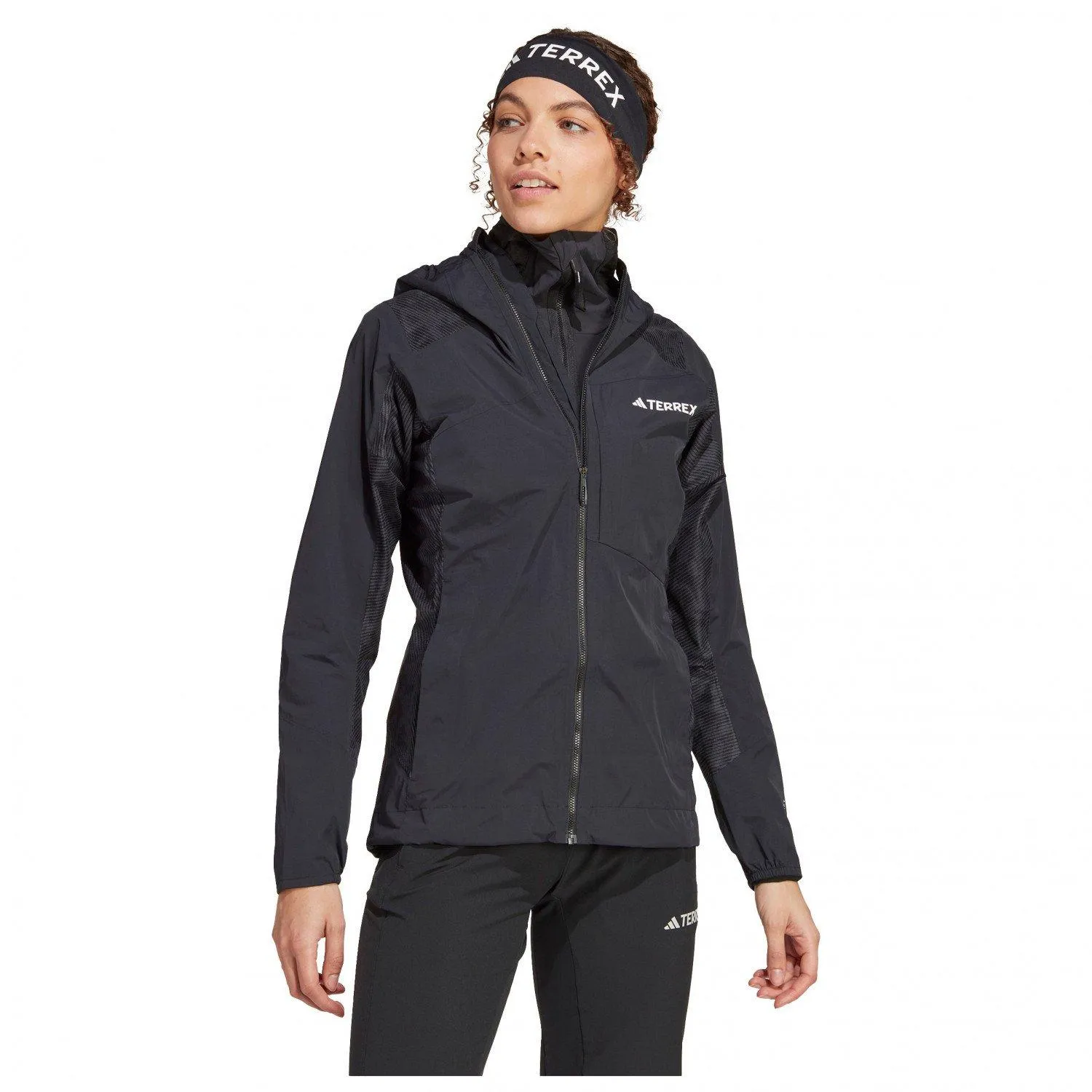 Adidas Terrex Women's Xperior Hybrid RAIN.RDY Jacket - Black | George Fisher UK