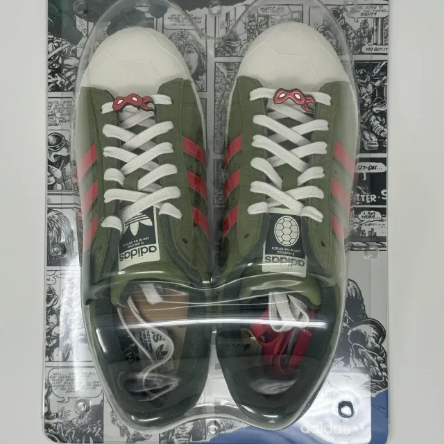 Adidas tmnt teenage mutant ninja turtles x superstar shelltoe - size 12 - if9280