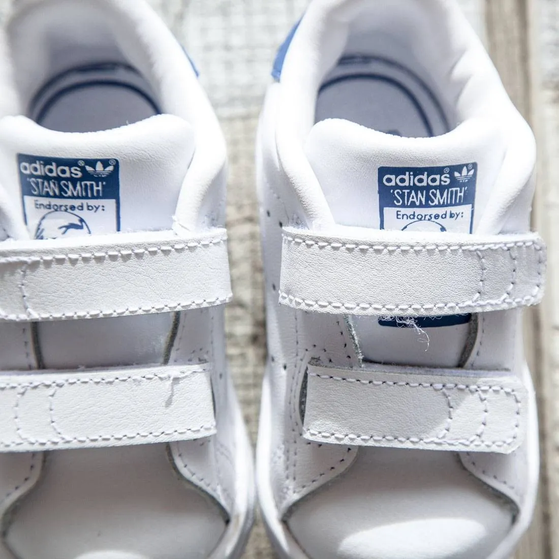 Adidas Toddlers Stan Smith CF (white / eqt blue)