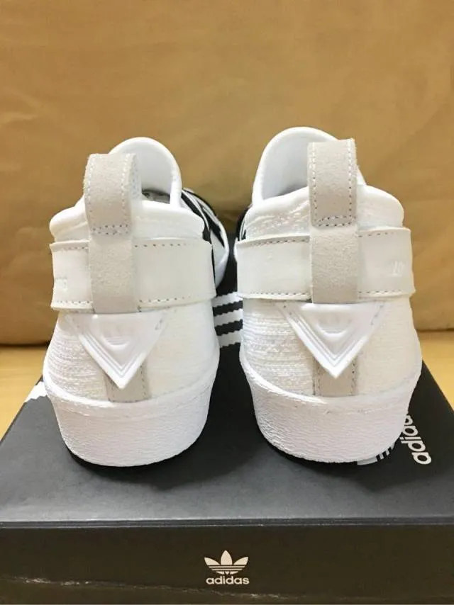 Adidas wm superstar slip on pk white core black 8 & 8.5us