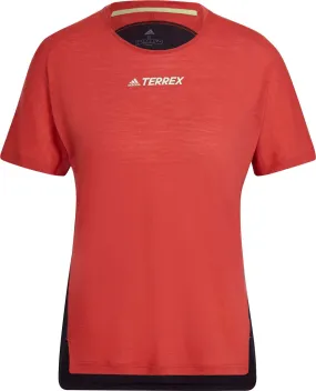 Adidas Women's Terrex Agravic Pro Wool T-Shirt Altamb | Buy Adidas Women's Terrex Agravic Pro Wool T-Shirt Altamb here